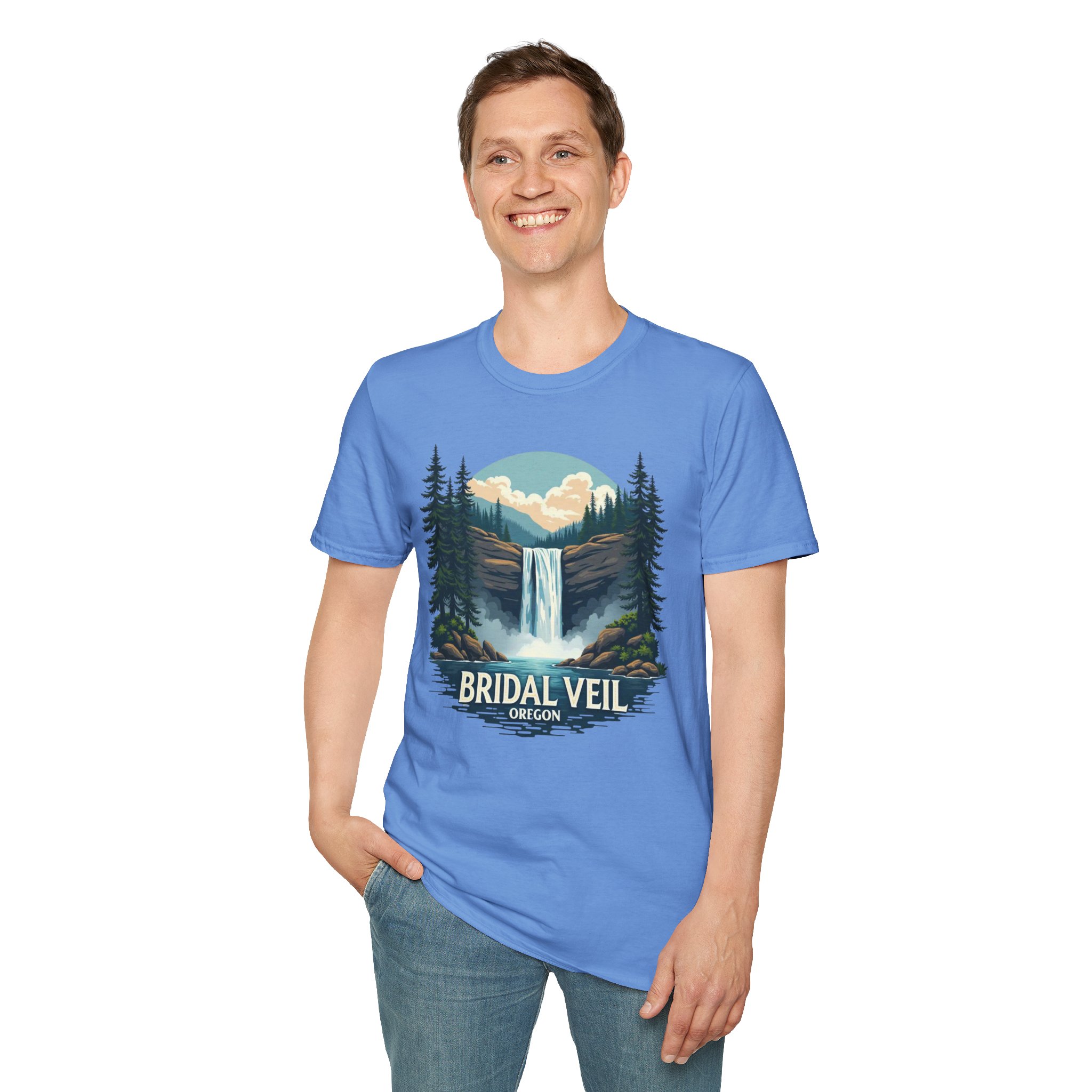 Bridal Veil Oregon T-Shirt — Scenic Waterfall Nature Tee - Image 43