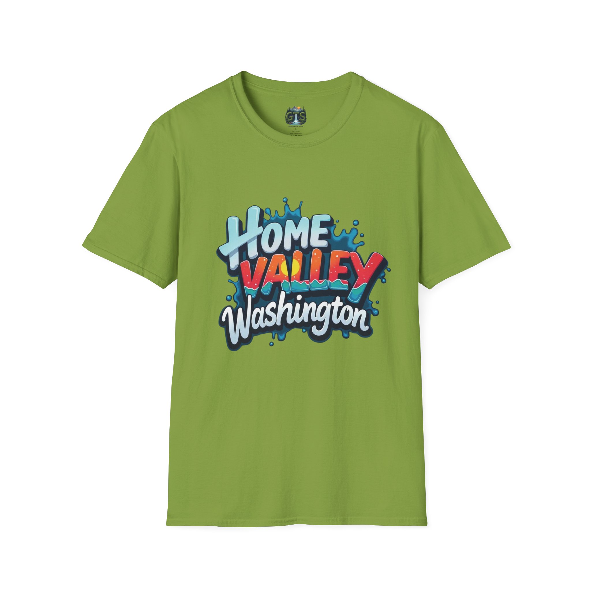 Home Valley Washington T-Shirt – Retro Graffiti Local Proud Tee - Image 29