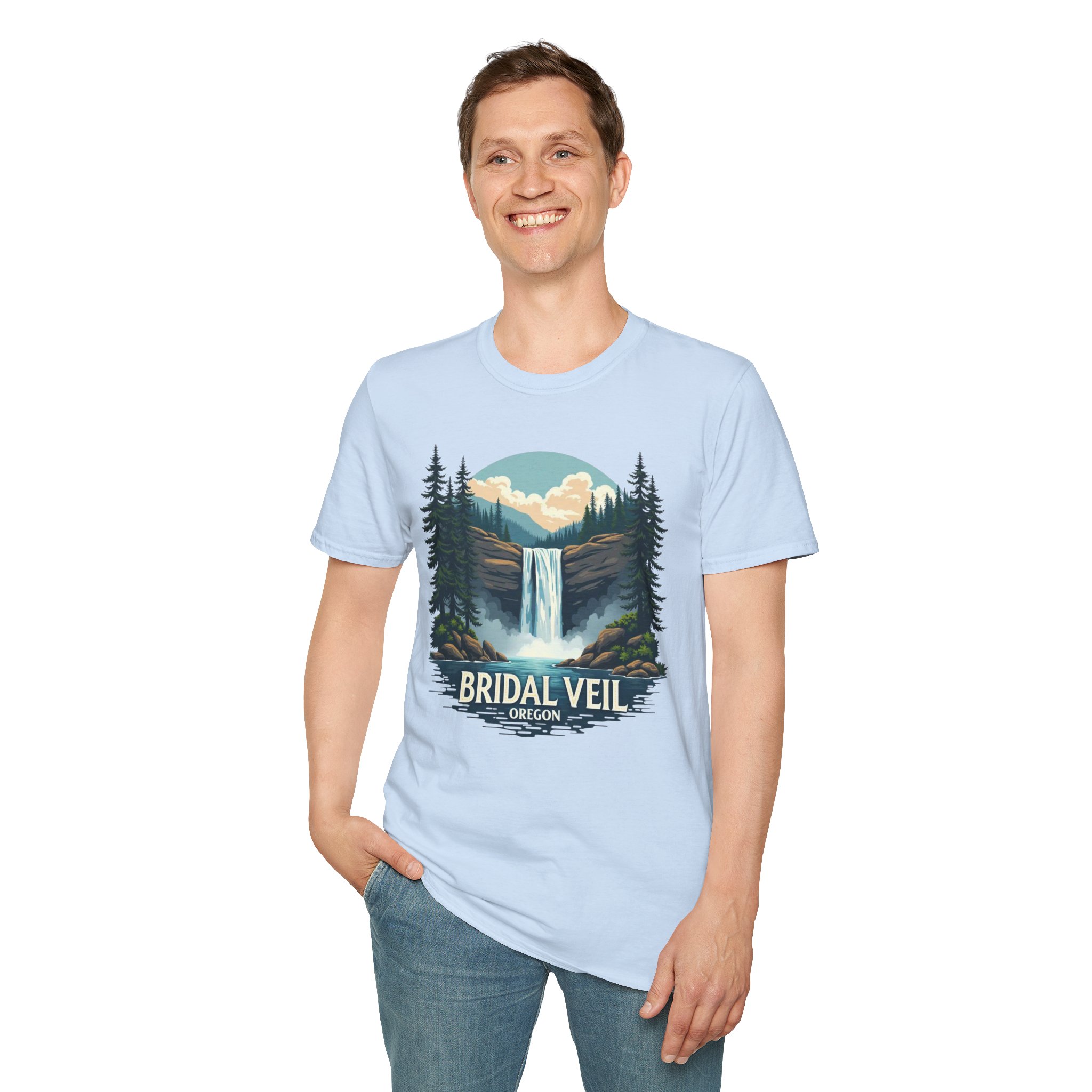 Bridal Veil Oregon T-Shirt — Scenic Waterfall Nature Tee - Image 39