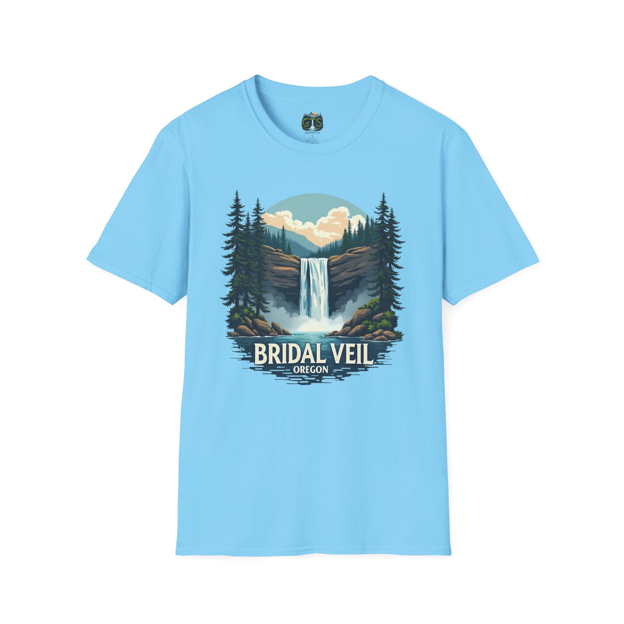 Bridal Veil Oregon T-Shirt — Scenic Waterfall Nature Tee - Image 33