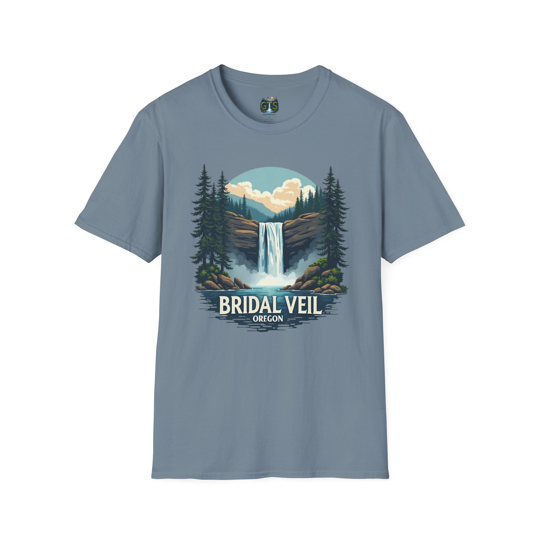 Bridal Veil Oregon T-Shirt — Scenic Waterfall Nature Tee - Image 45