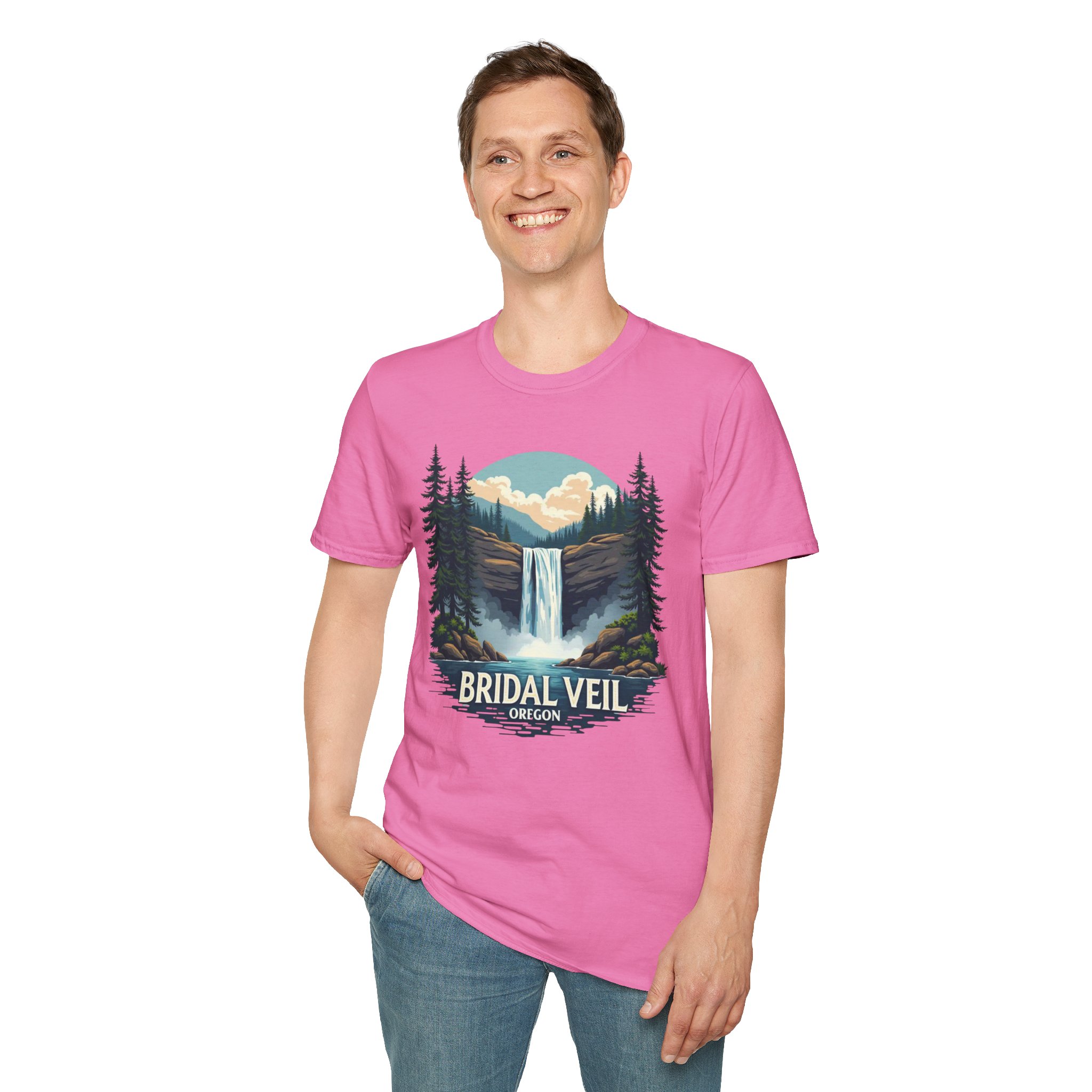 Bridal Veil Oregon T-Shirt — Scenic Waterfall Nature Tee - Image 59