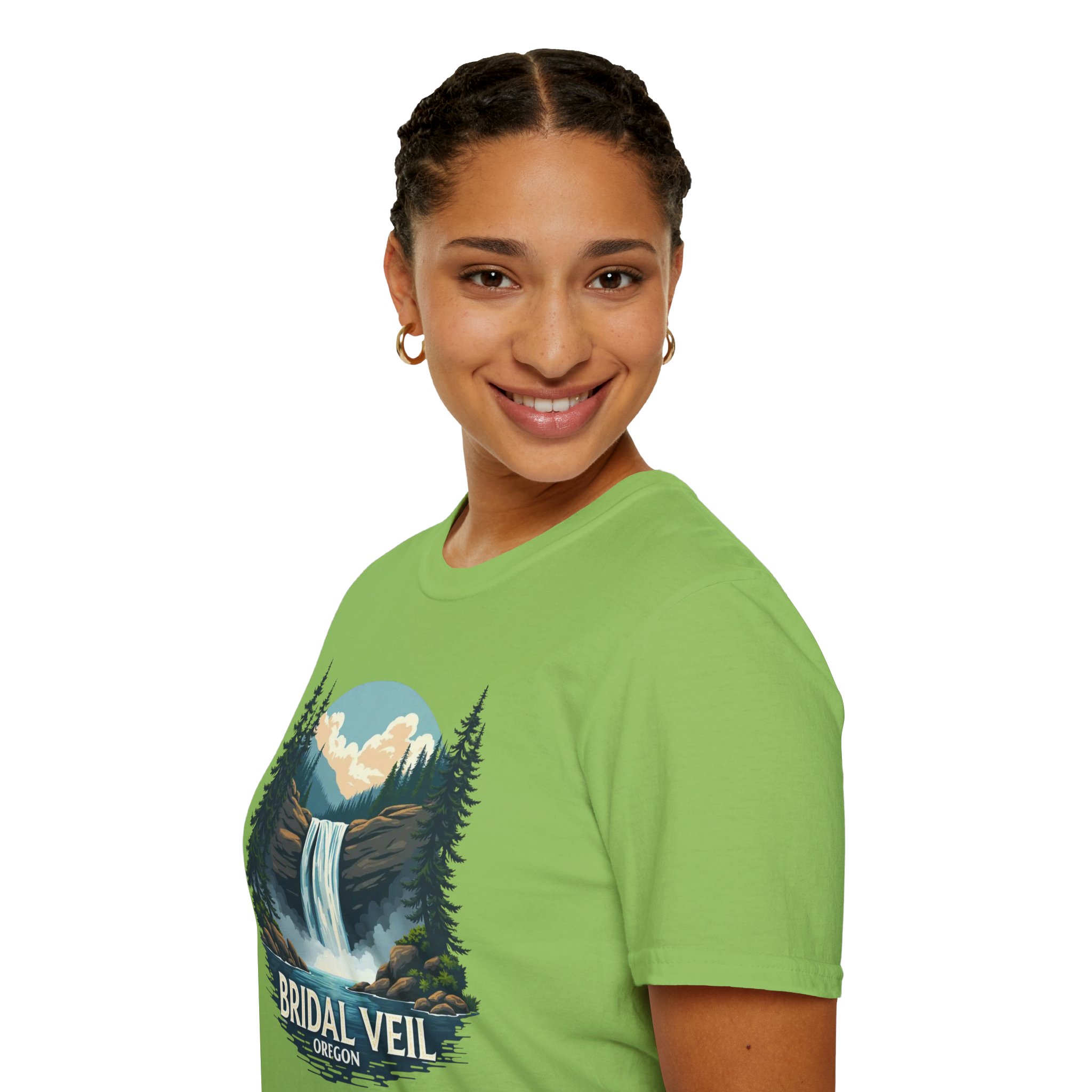 Bridal Veil Oregon T-Shirt — Scenic Waterfall Nature Tee - Image 28