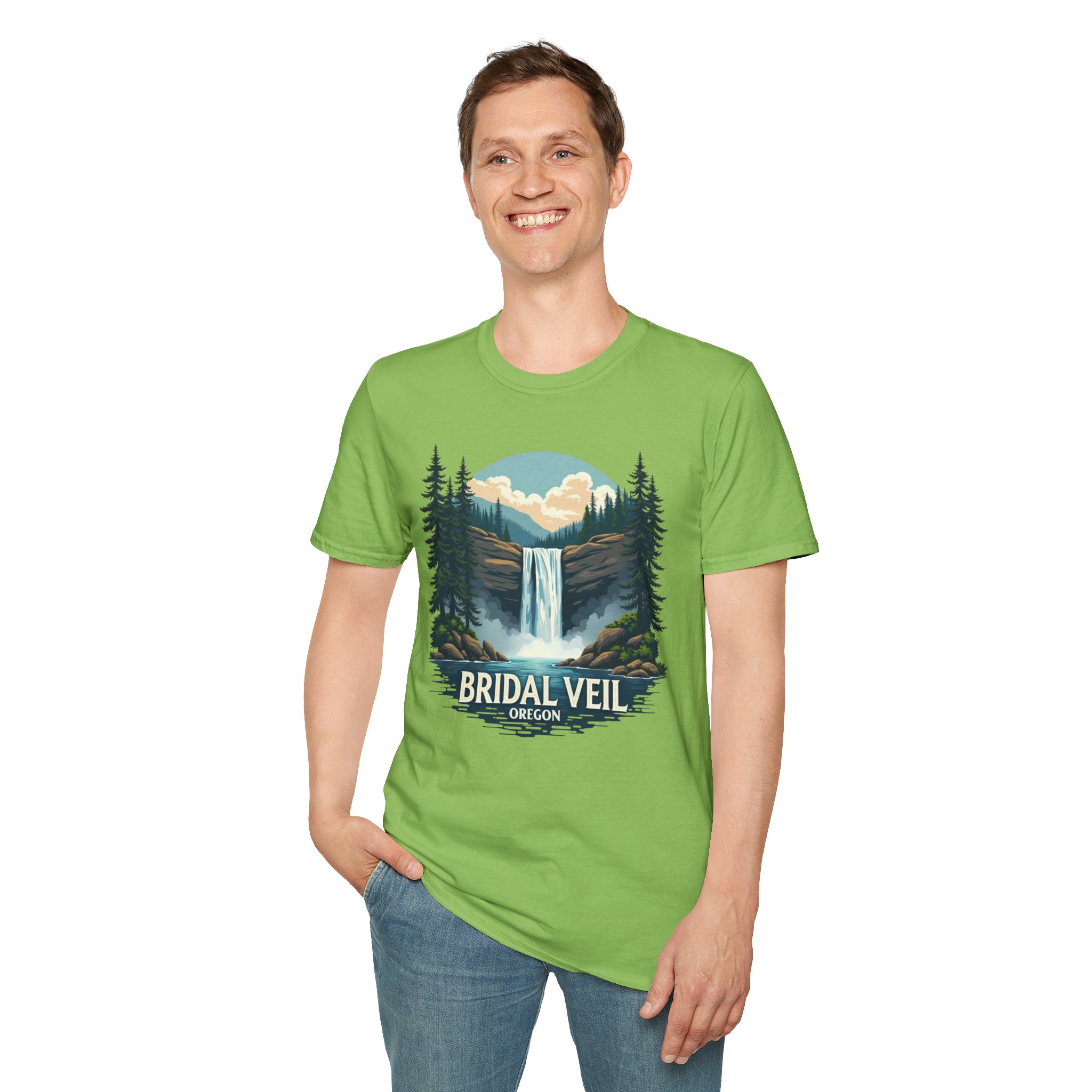 Bridal Veil Oregon T-Shirt — Scenic Waterfall Nature Tee - Image 27