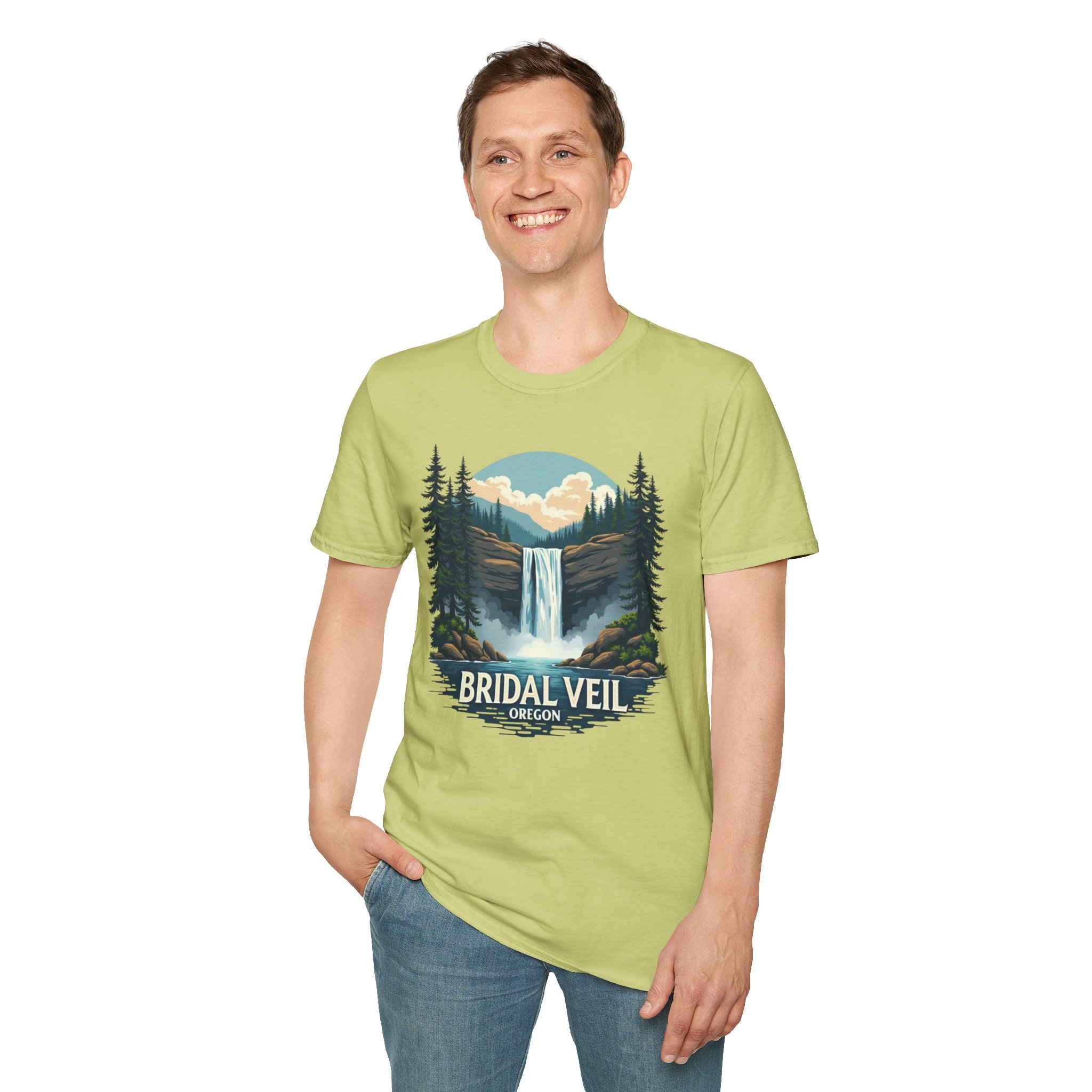 Bridal Veil Oregon T-Shirt — Scenic Waterfall Nature Tee - Image 19