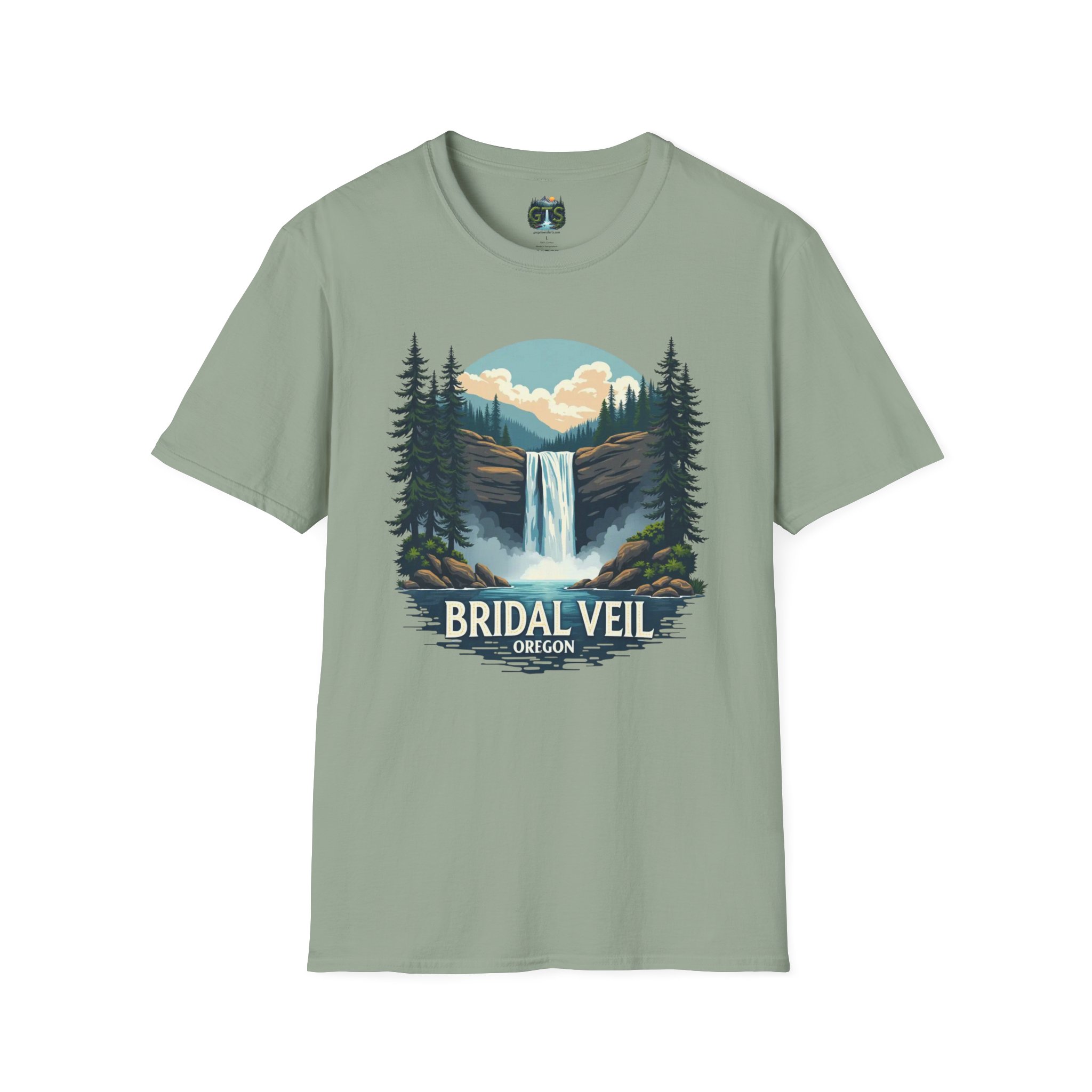 Bridal Veil Oregon T-Shirt — Scenic Waterfall Nature Tee - Image 21