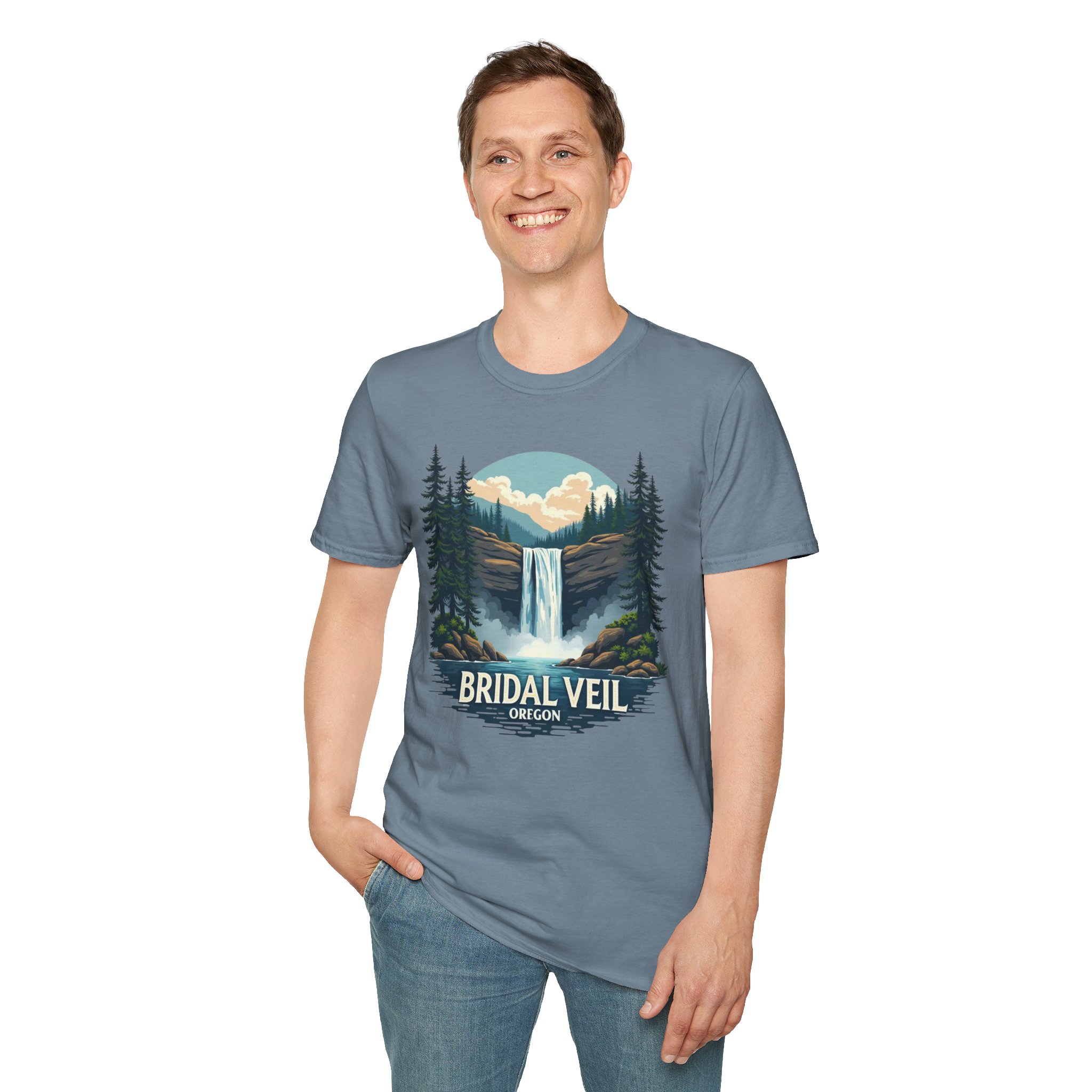 Bridal Veil Oregon T-Shirt — Scenic Waterfall Nature Tee - Image 47