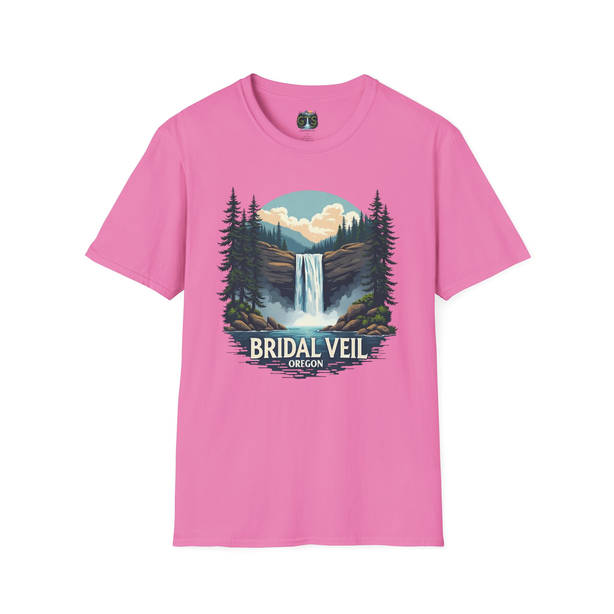 Bridal Veil Oregon T-Shirt — Scenic Waterfall Nature Tee - Image 57