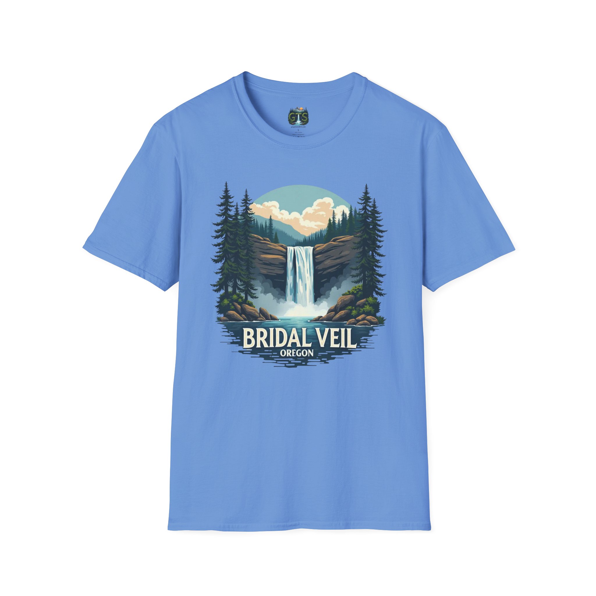 Bridal Veil Oregon T-Shirt — Scenic Waterfall Nature Tee - Image 41