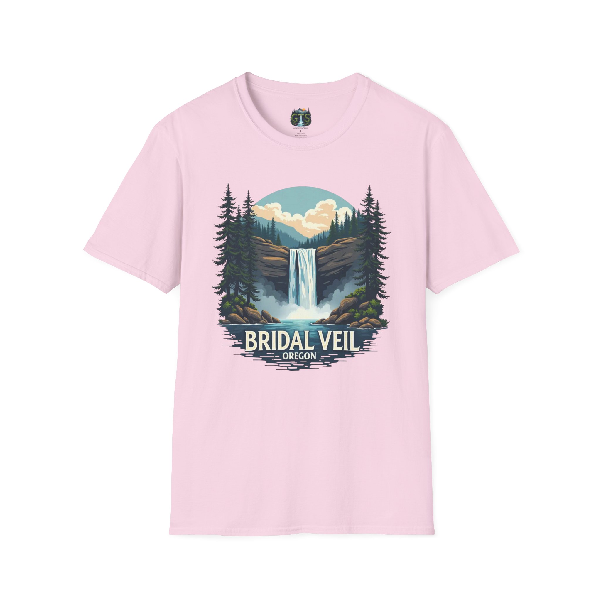 Bridal Veil Oregon T-Shirt — Scenic Waterfall Nature Tee - Image 53