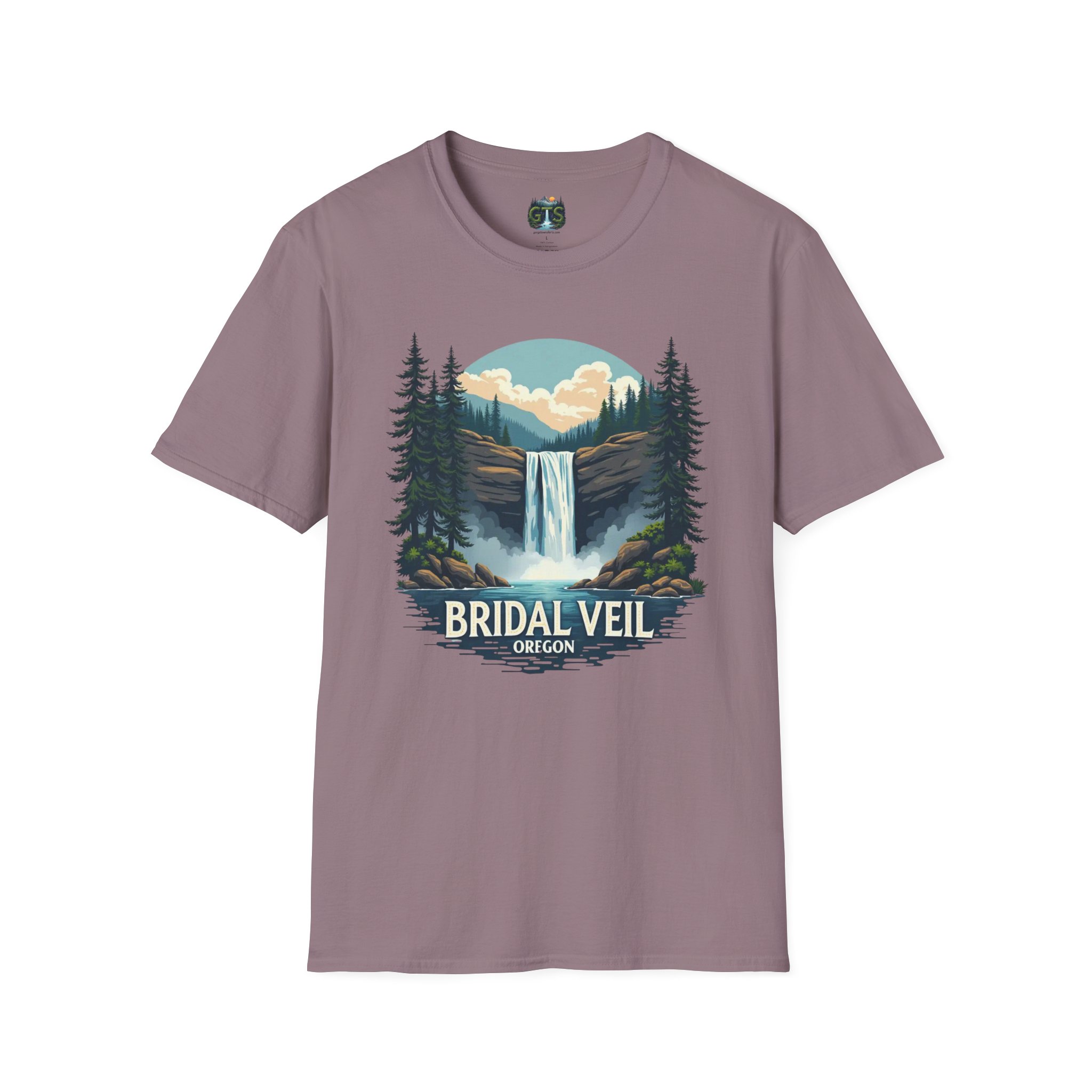 Bridal Veil Oregon T-Shirt — Scenic Waterfall Nature Tee - Image 49