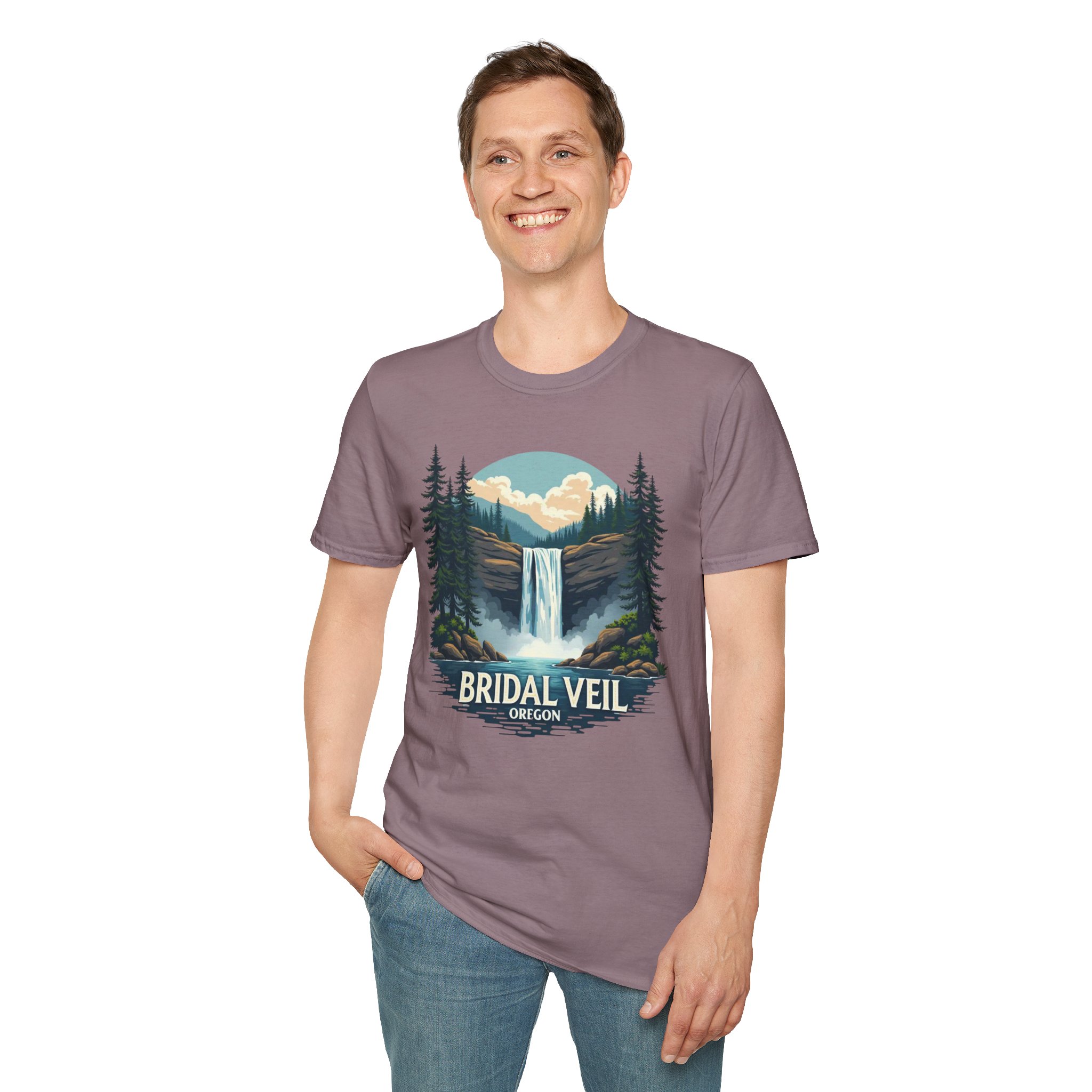Bridal Veil Oregon T-Shirt — Scenic Waterfall Nature Tee - Image 51