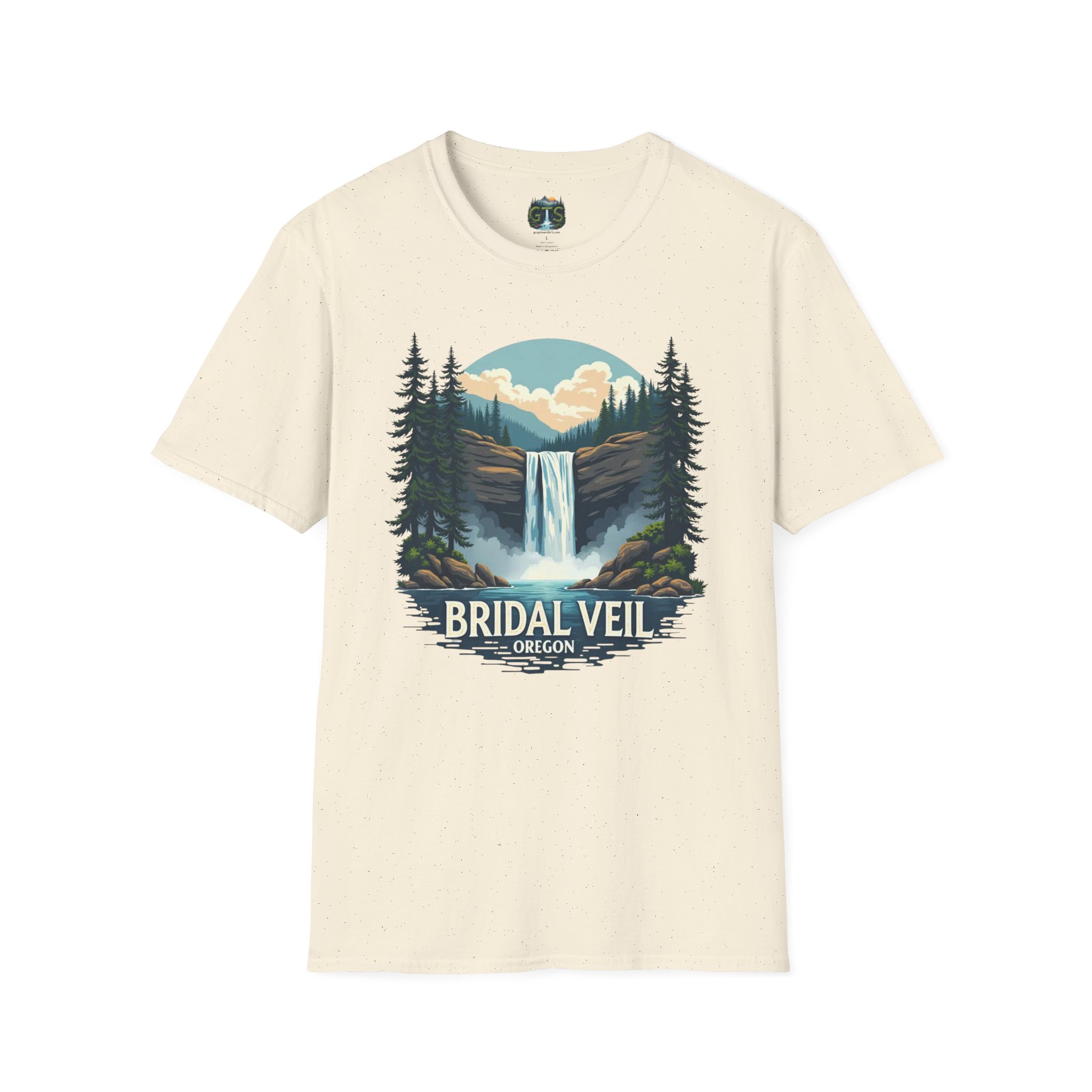 Bridal Veil Oregon T-Shirt — Scenic Waterfall Nature Tee - Image 13
