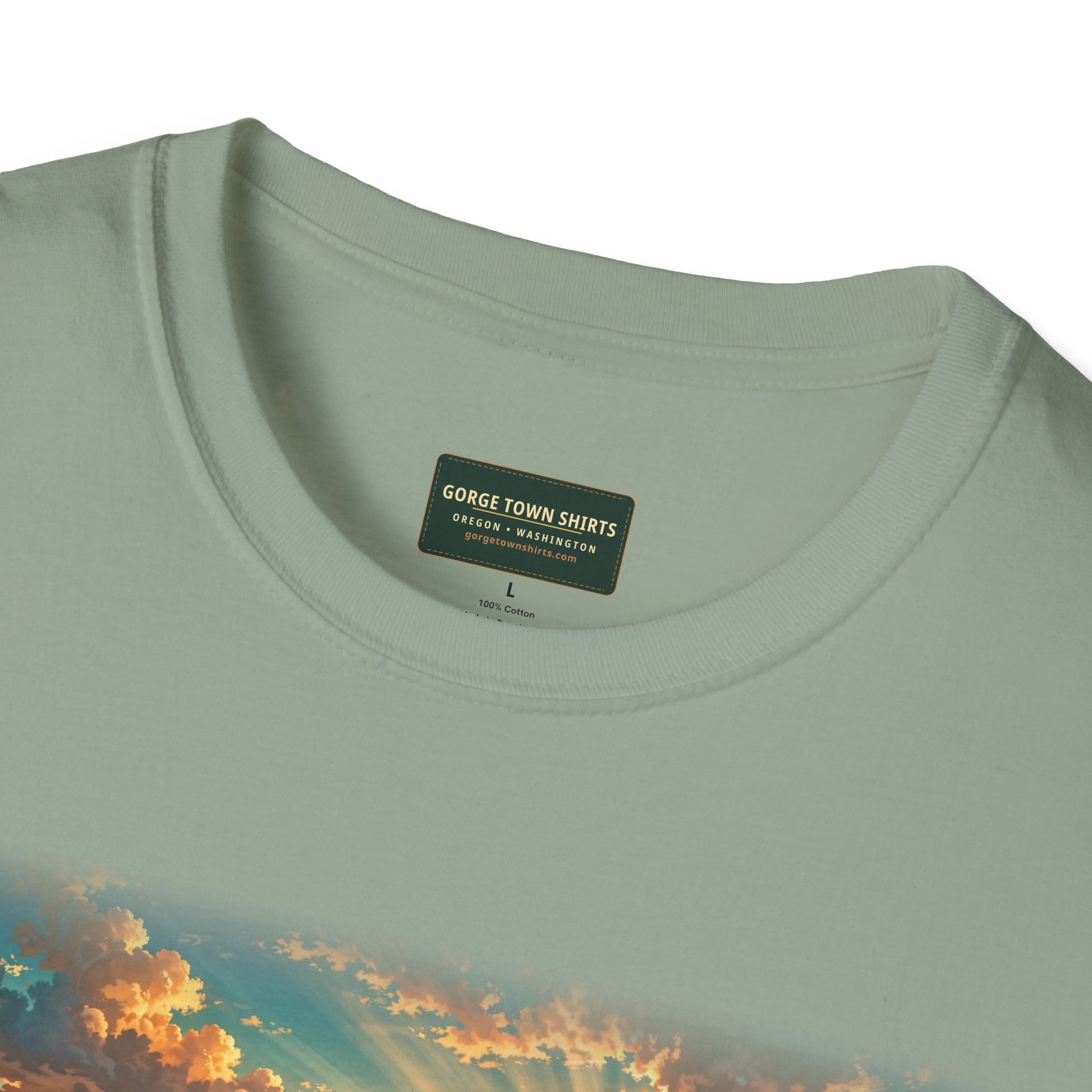 Dufur Oregon T-Shirt – Epic Hour Wheat Fields Mount Hood Graphic - Image 23