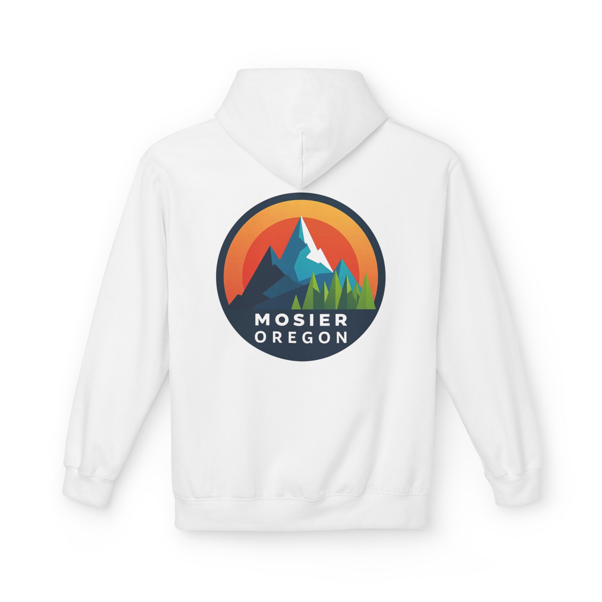 Mosier Oregon Mountain Hoodie — Retro Sunset Outdoor Pullover - Image 6