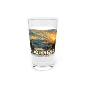 Hood River Oregon Pint Glass – Epic Hour Graphic