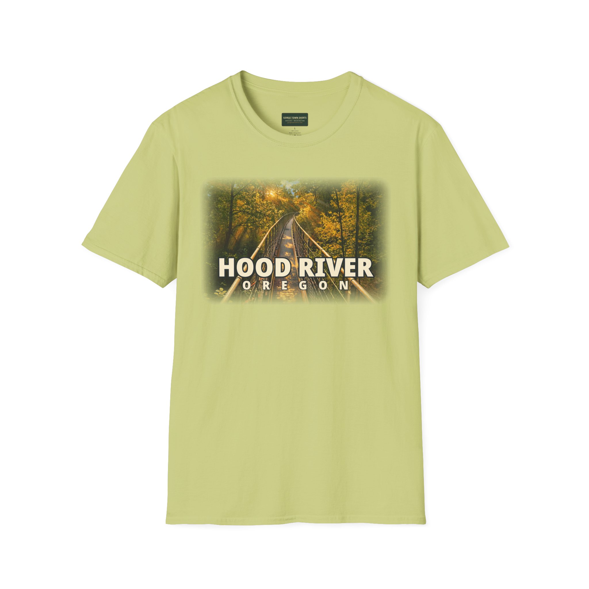 Hood River Oregon T-Shirt – Epic Hour Footbridge Graphic - Image 6
