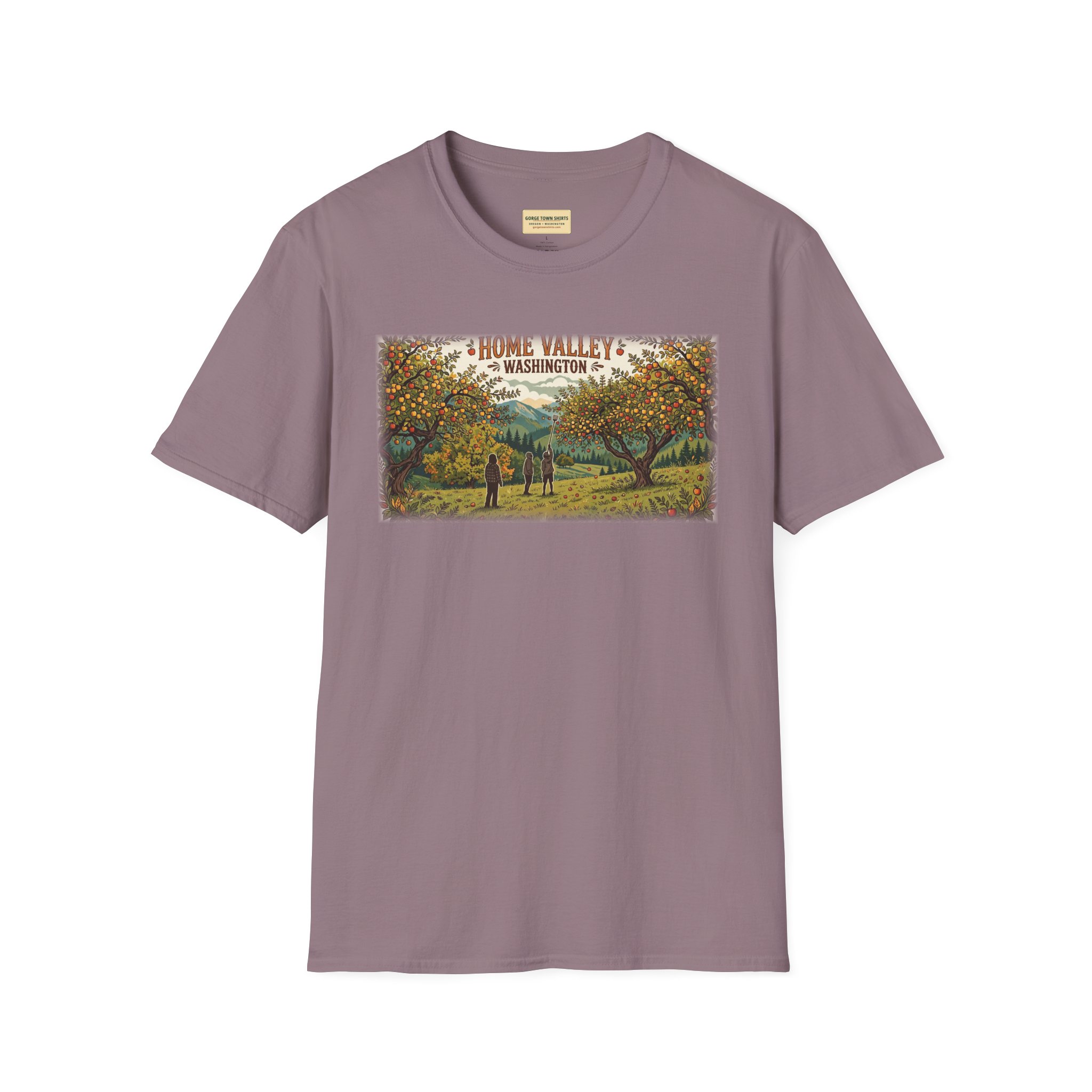 Home Valley Washington T-Shirt – Orchard Harvest Graphic - Image 15
