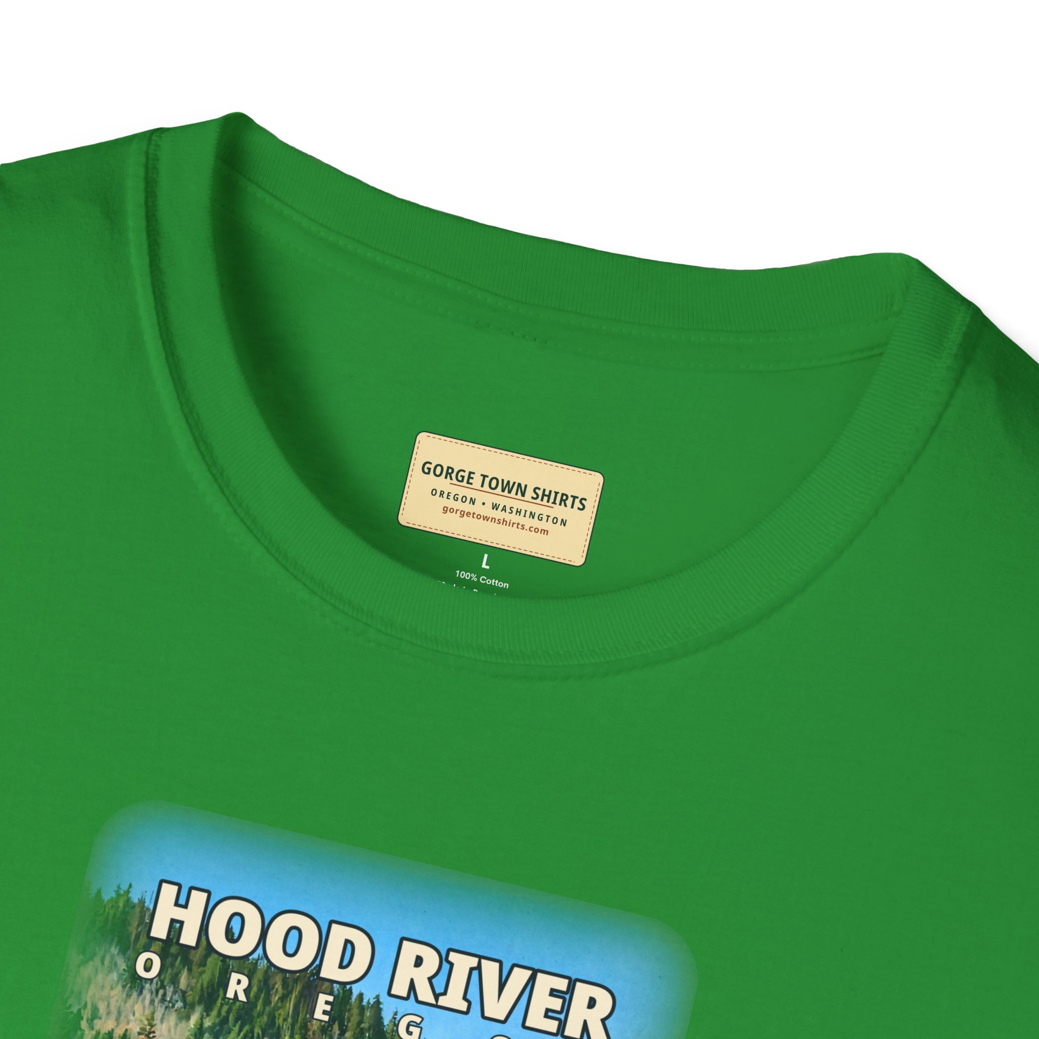 Hood River Oregon Angler T-Shirt - Image 29
