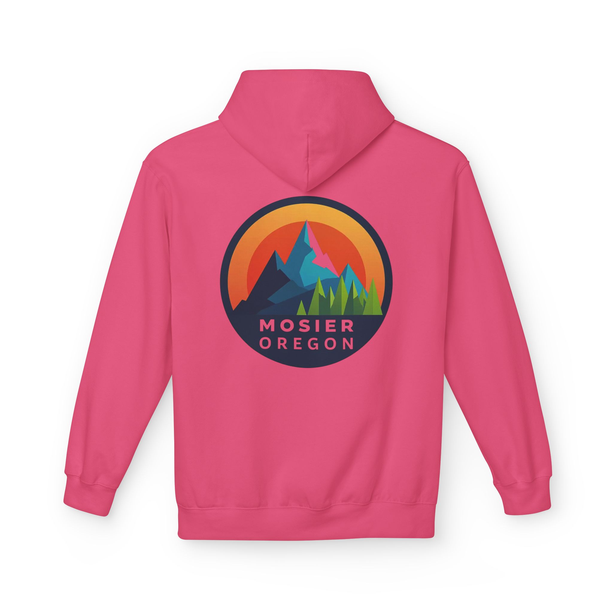 Mosier Oregon Mountain Hoodie — Retro Sunset Outdoor Pullover - Image 54