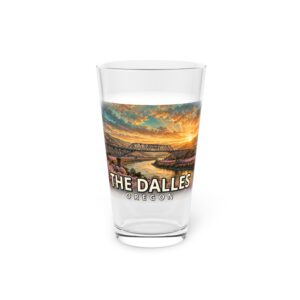 The Dalles Oregon Pint Glass – Epic Hour Graphic
