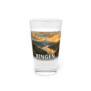 Bingen Washington Pint Glass – Epic Hour Graphic