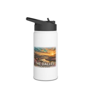 The Dalles Oregon Stainless Steel Water Bottle – Epic Hour Graphic