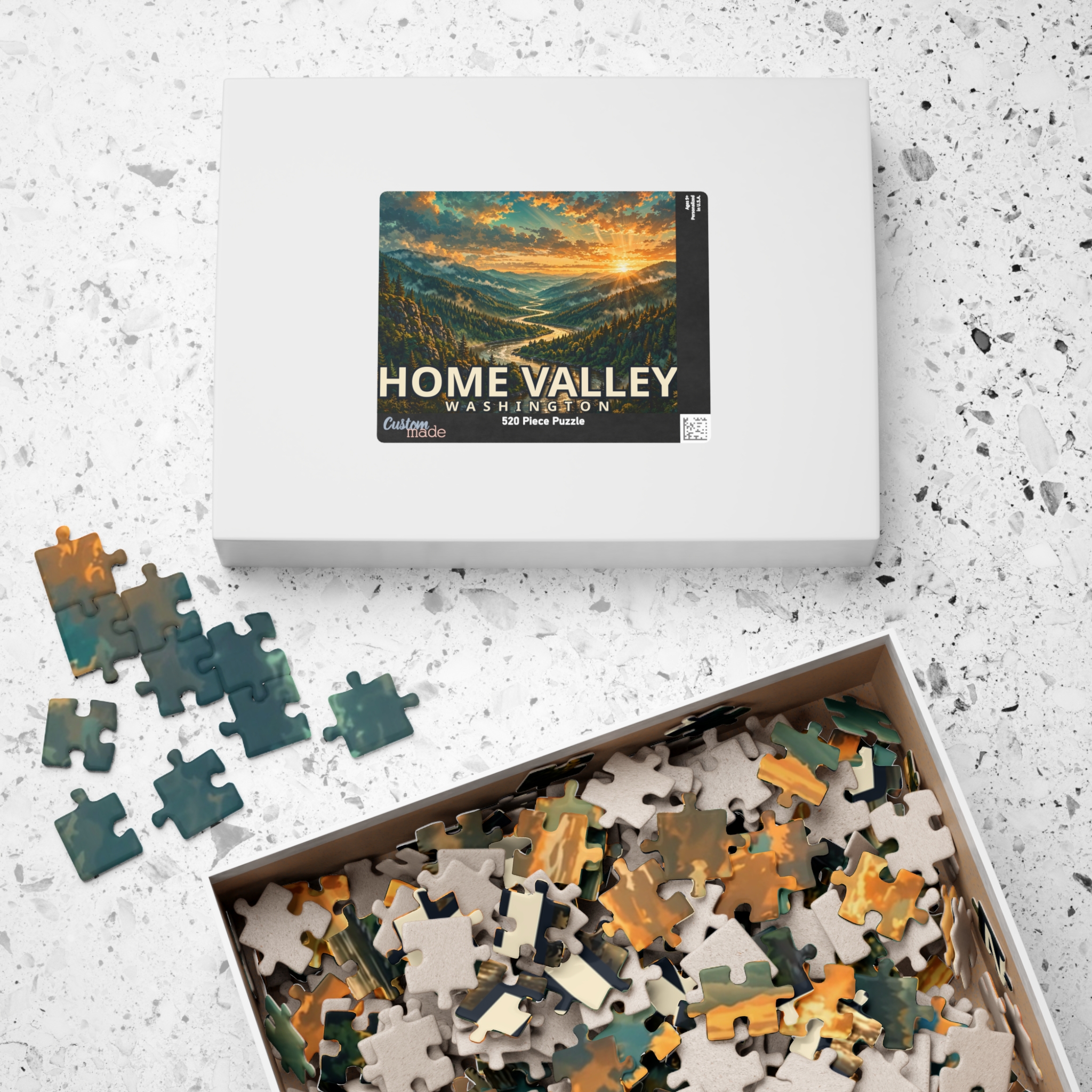 Home Valley Washington Jigsaw Puzzle – Epic Hour Graphic - Image 12