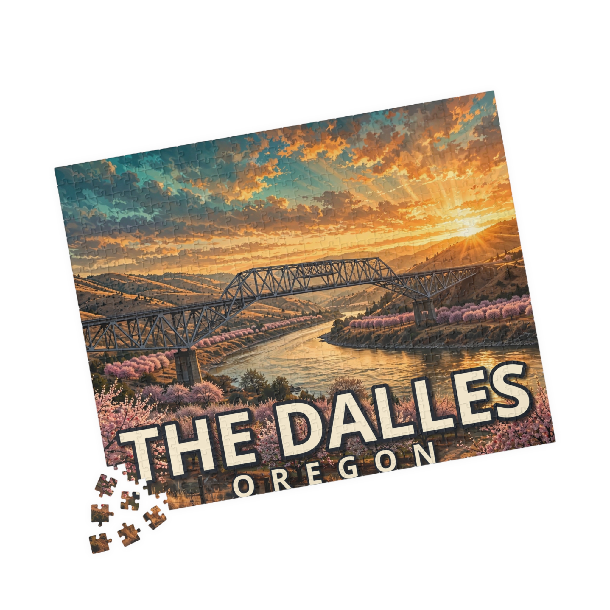 The Dalles Oregon Jigsaw Puzzle – Epic Hour Graphic - Image 11
