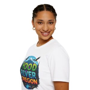 Hood River Oregon T-Shirt — Scenic Outdoor Mountain & River Travel Tee