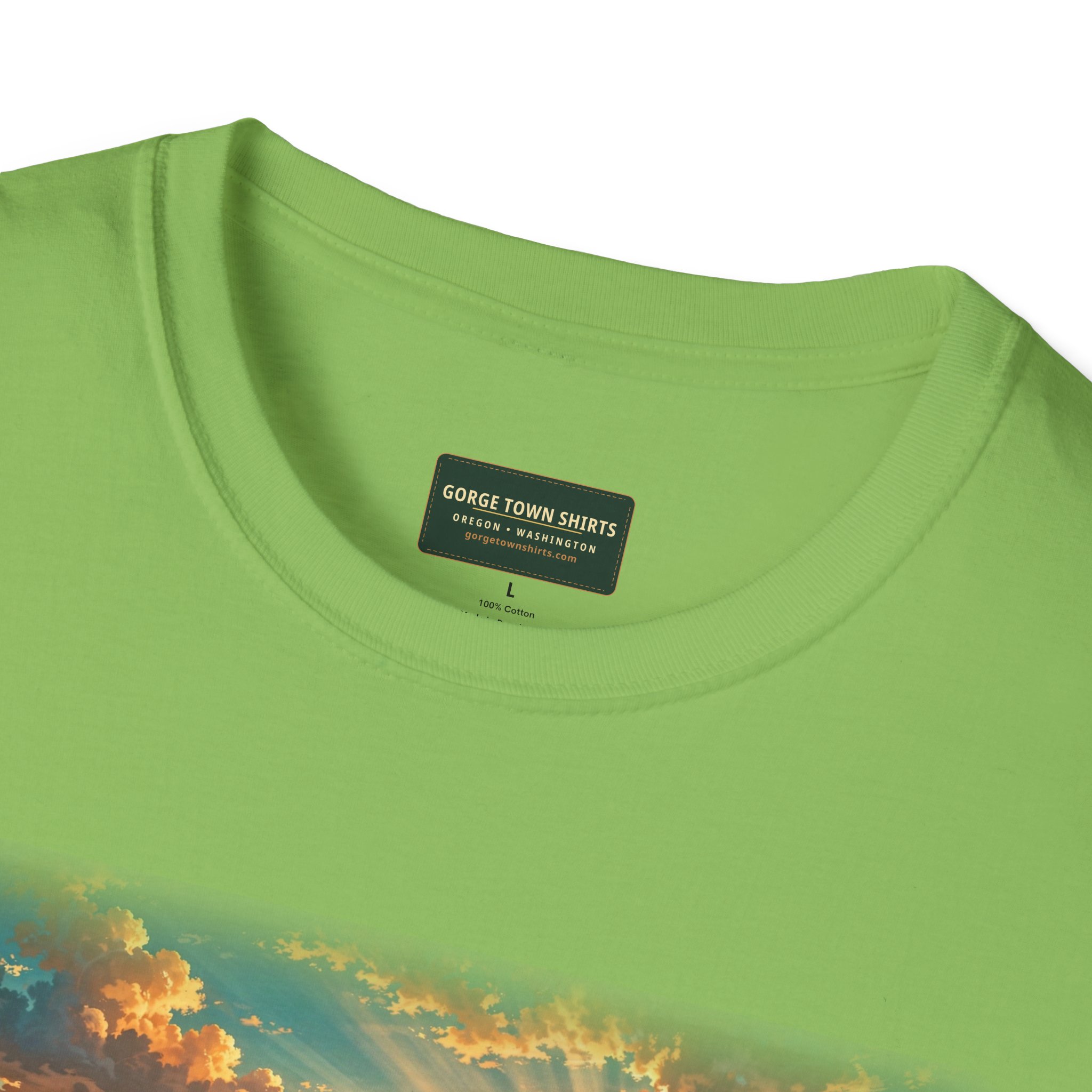 Dufur Oregon T-Shirt – Epic Hour Wheat Fields Mount Hood Graphic - Image 26