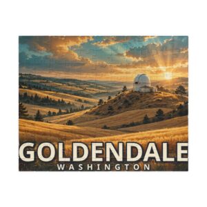 Goldendale Washington Jigsaw Puzzle – Epic Hour Graphic