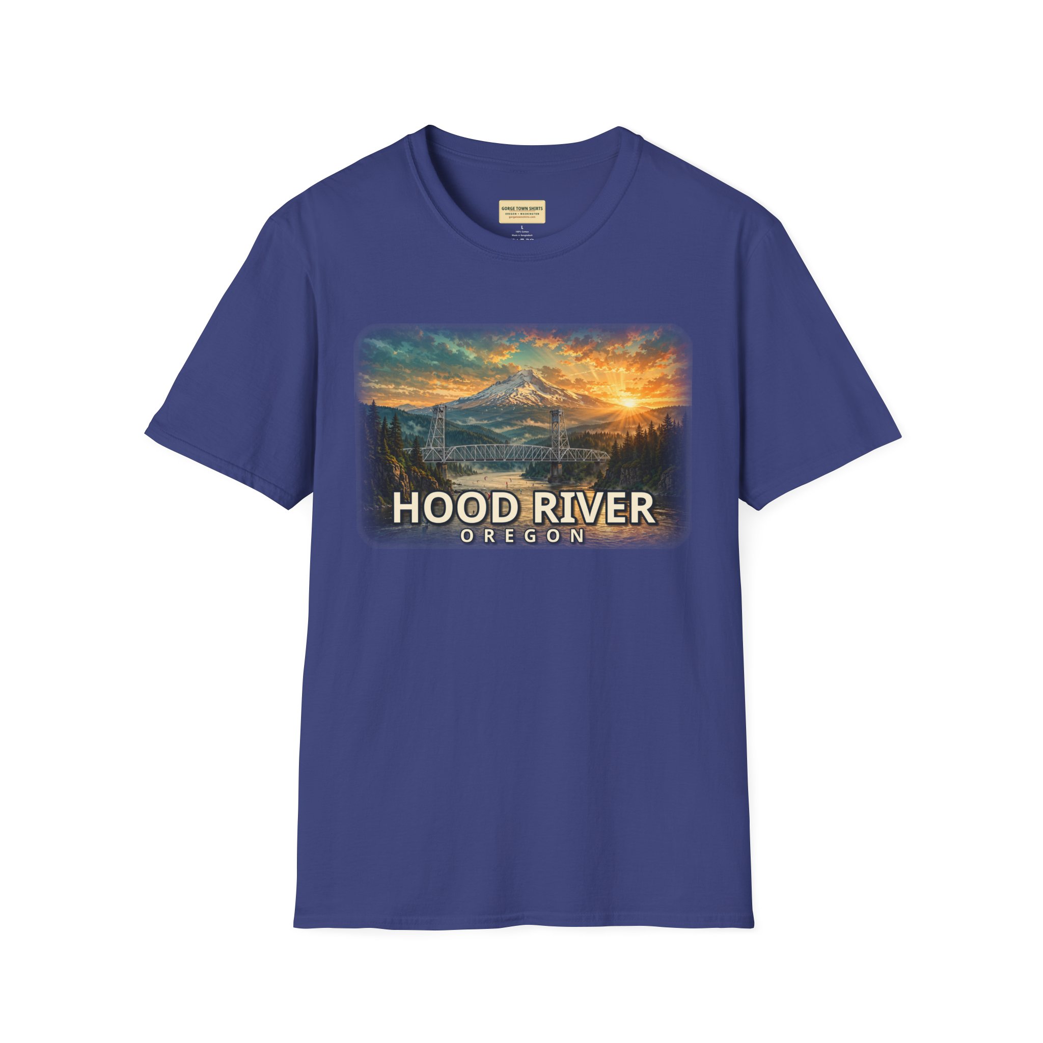 Hood River Oregon T-Shirt – Epic Hour Bridge Graphic - Image 37