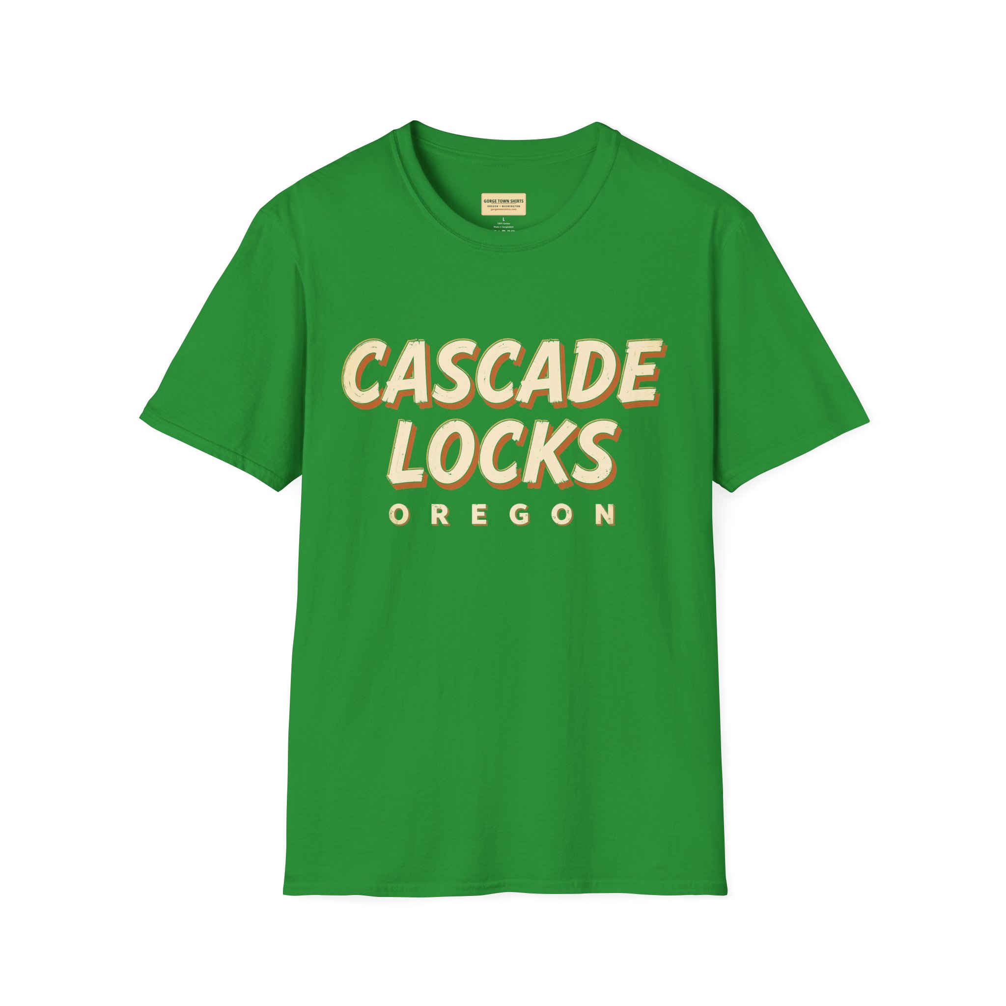Cascade Locks Oregon Americana T-Shirt - Image 27