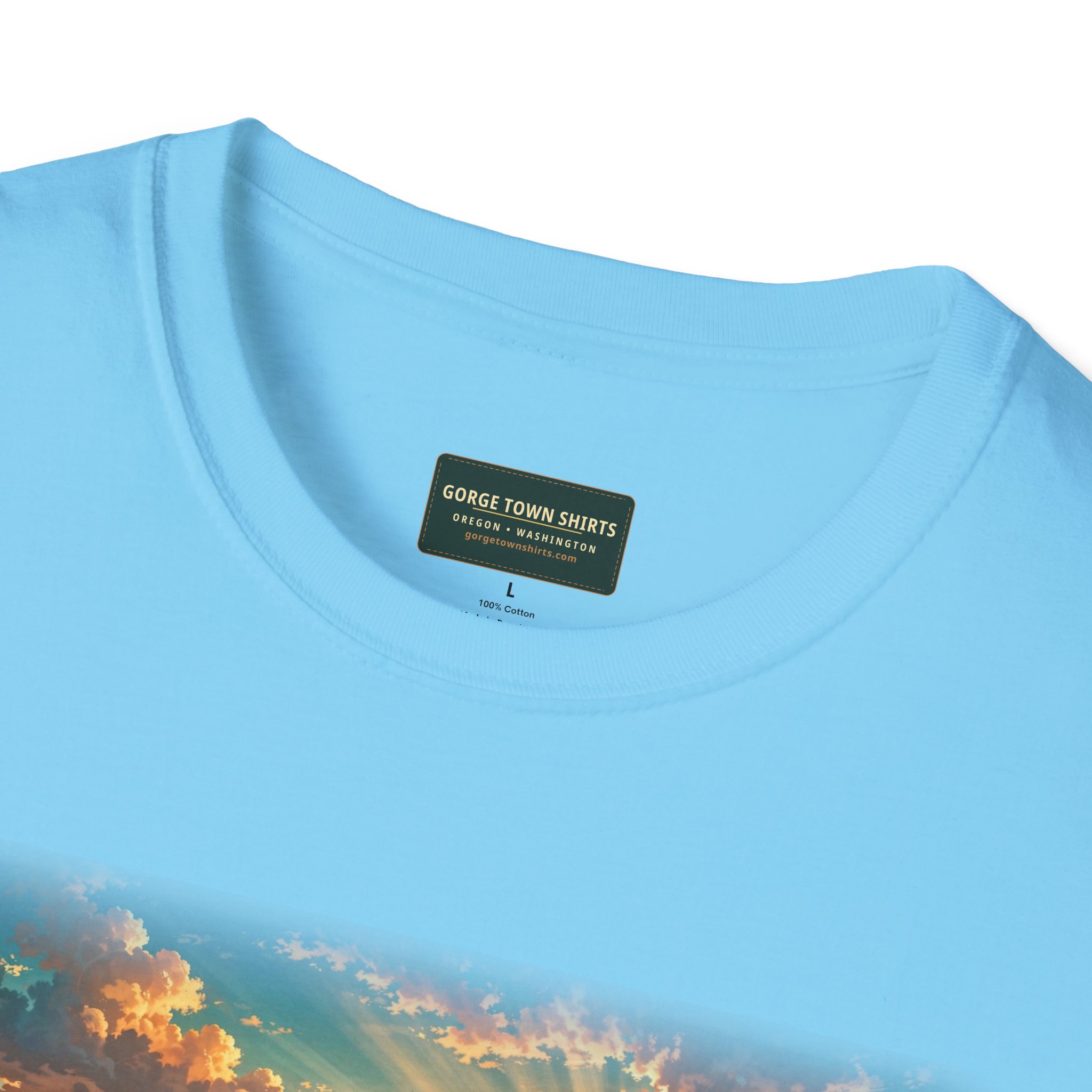 Dufur Oregon T-Shirt – Epic Hour Wheat Fields Mount Hood Graphic - Image 32