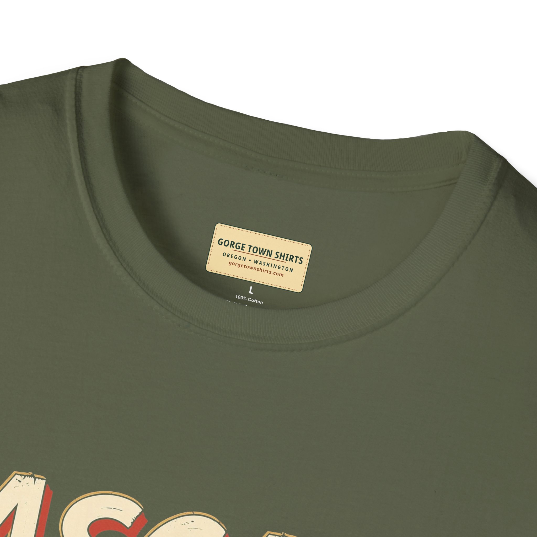 Cascade Locks Oregon Americana T-Shirt - Image 19