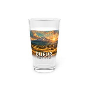 Dufur Oregon Pint Glass – Epic Hour Graphic