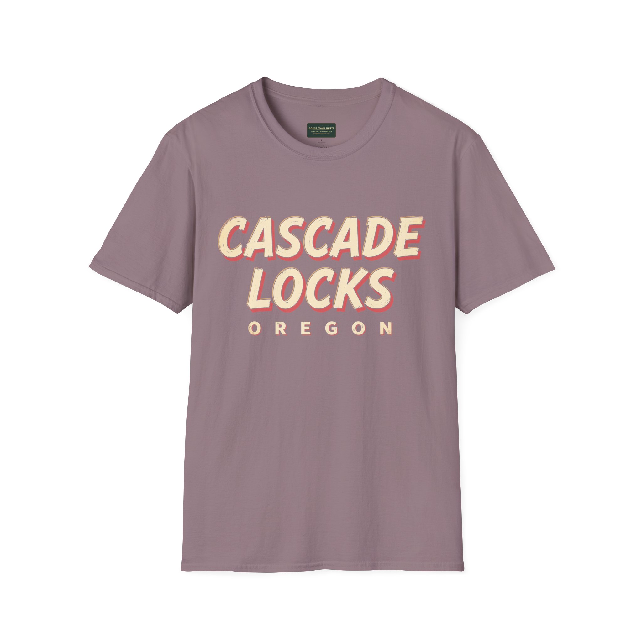 Cascade Locks Oregon Americana T-Shirt - Image 42