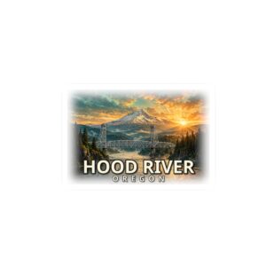 Hood River Oregon Sticker – Epic Hour Graphic
