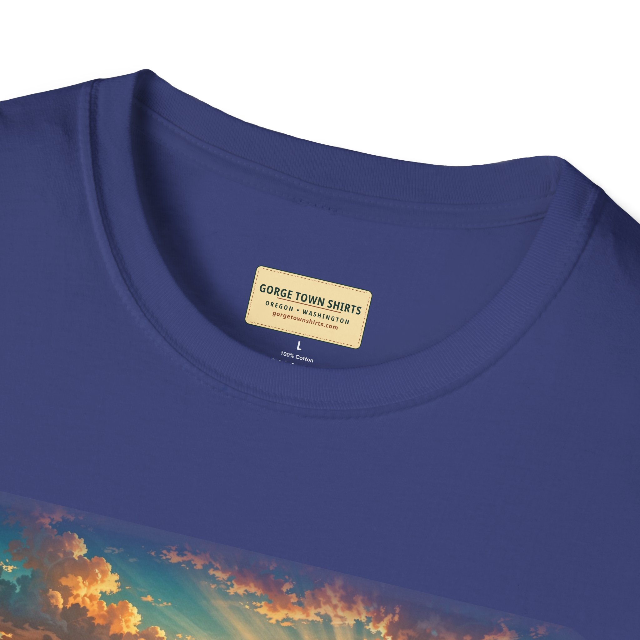 Dufur Oregon T-Shirt – Epic Hour Wheat Fields Mount Hood Graphic - Image 38