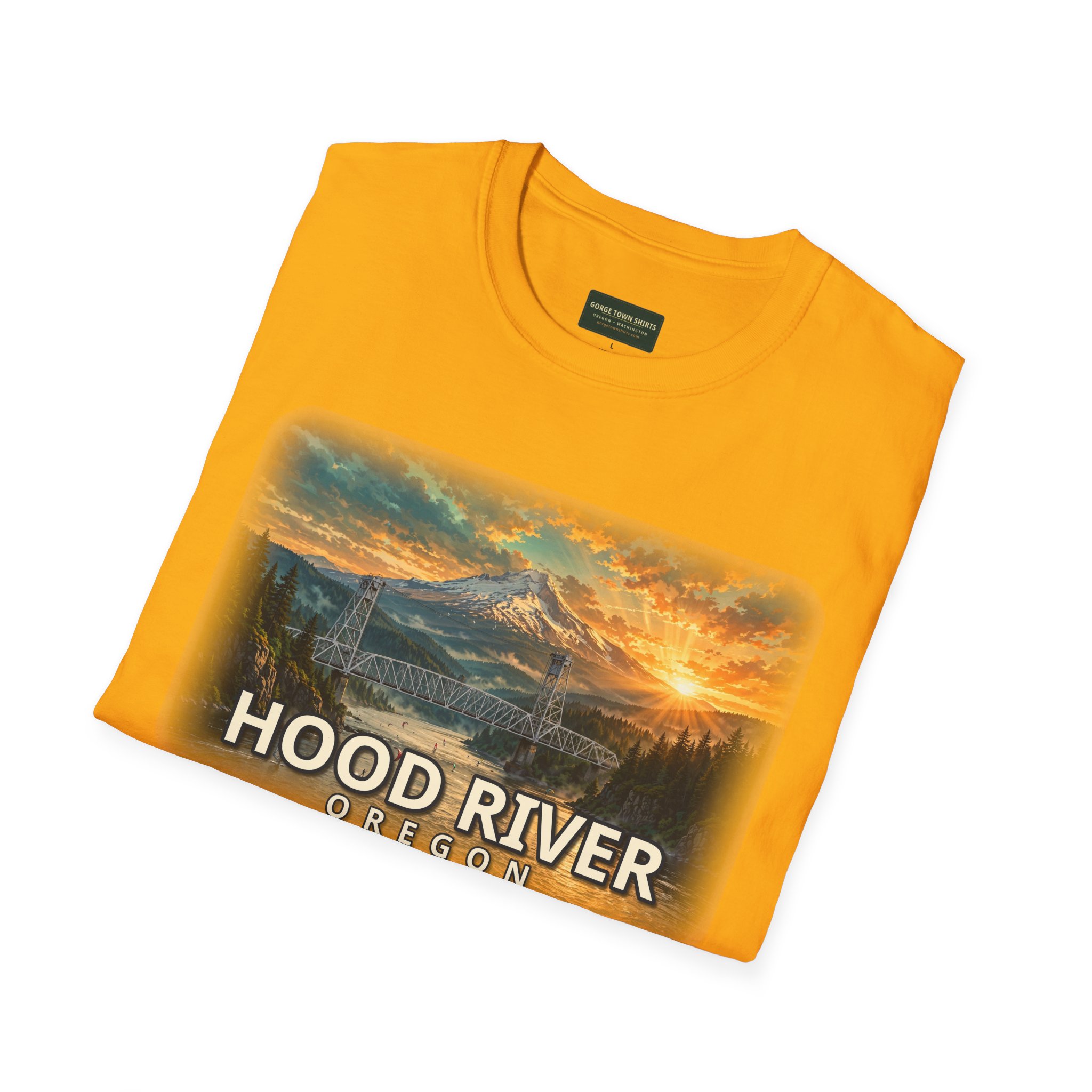 Hood River Oregon T-Shirt – Epic Hour Bridge Graphic - Image 15