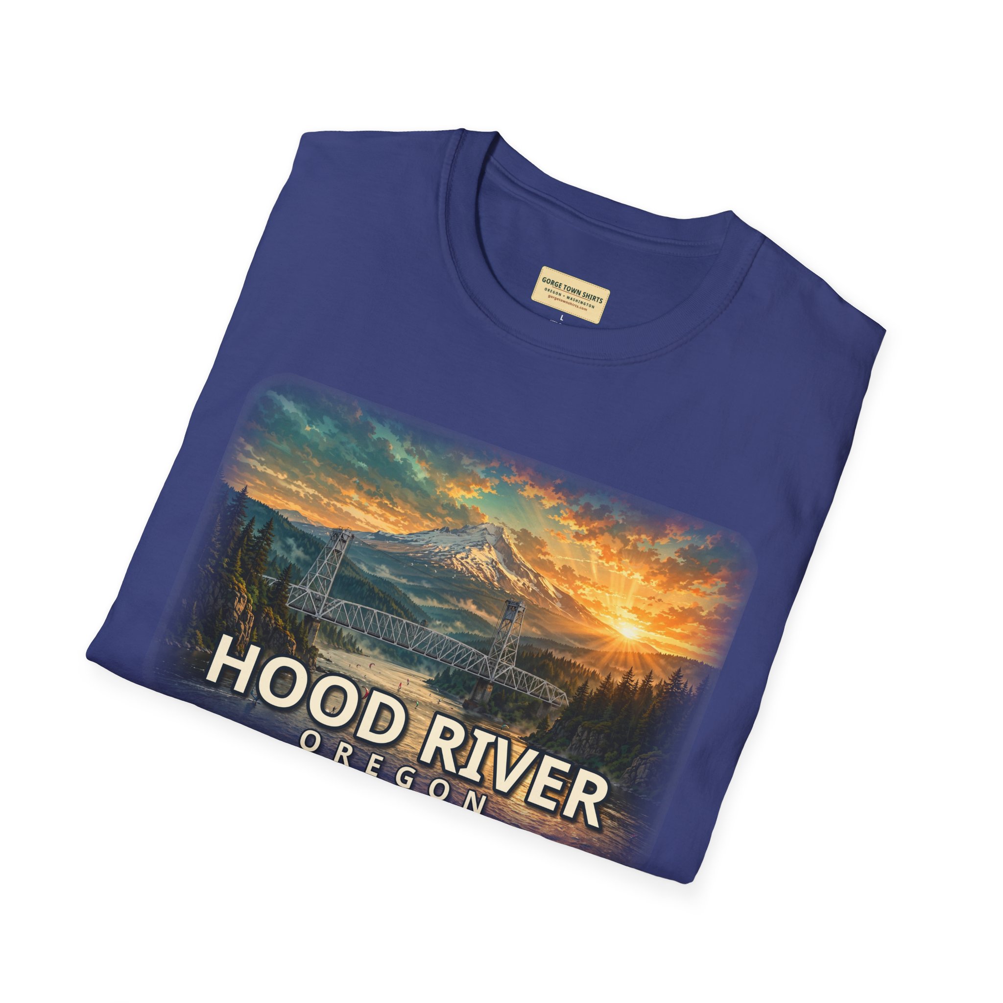 Hood River Oregon T-Shirt – Epic Hour Bridge Graphic - Image 39