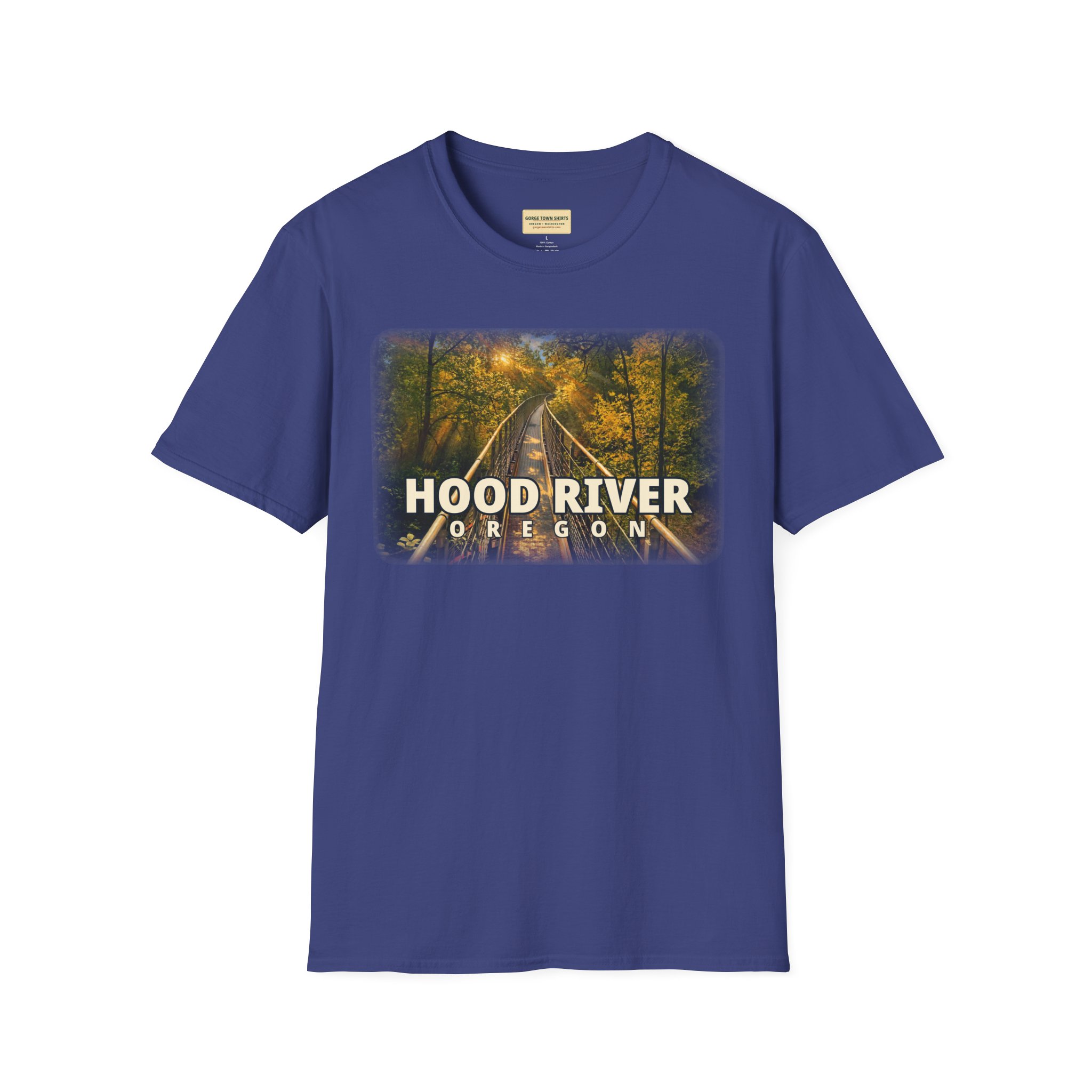 Hood River Oregon T-Shirt – Epic Hour Footbridge Graphic - Image 13