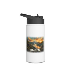 Bingen Washington Stainless Steel Water Bottle – Epic Hour Graphic