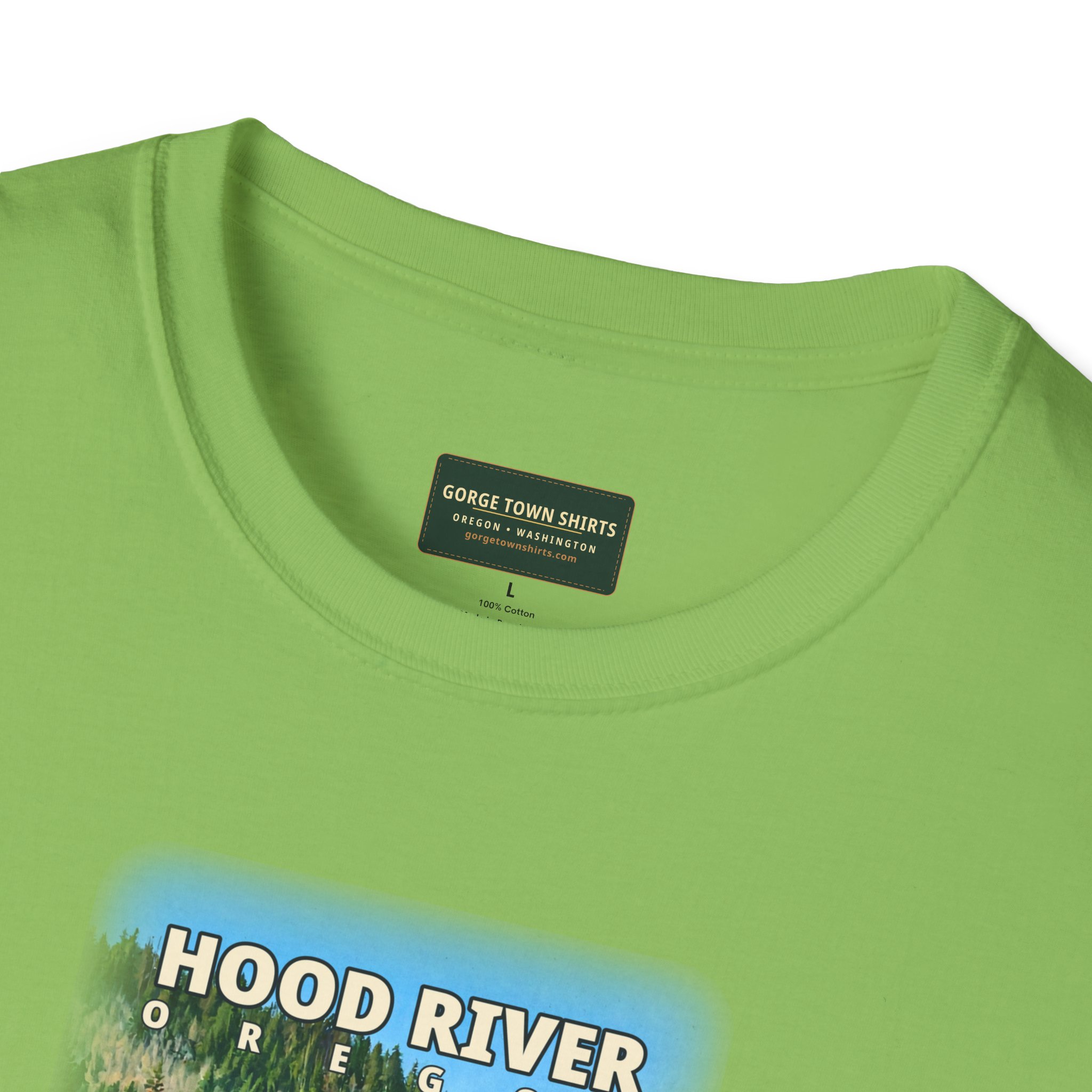 Hood River Oregon Angler T-Shirt - Image 26
