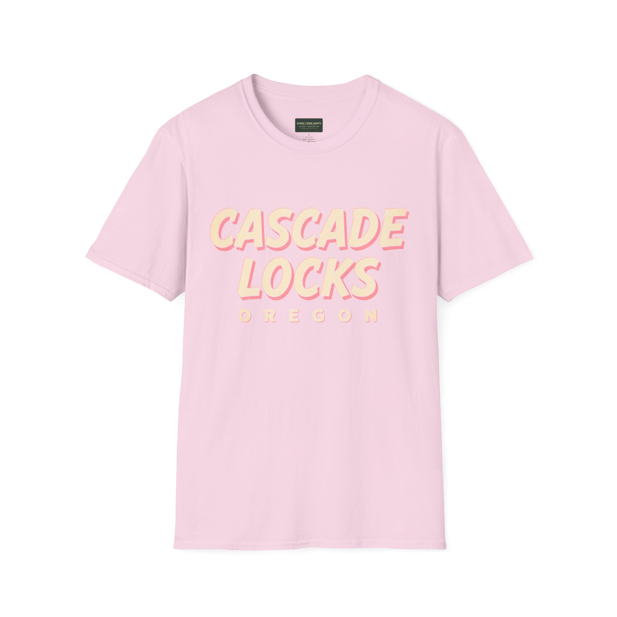 Cascade Locks Oregon Americana T-Shirt - Image 45