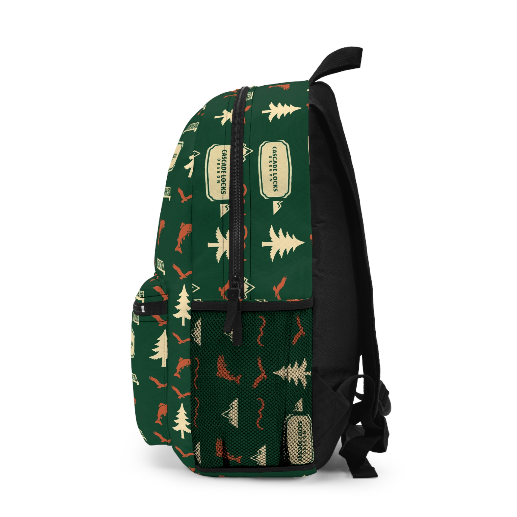 Cascade Locks Oregon Backpack - Image 3