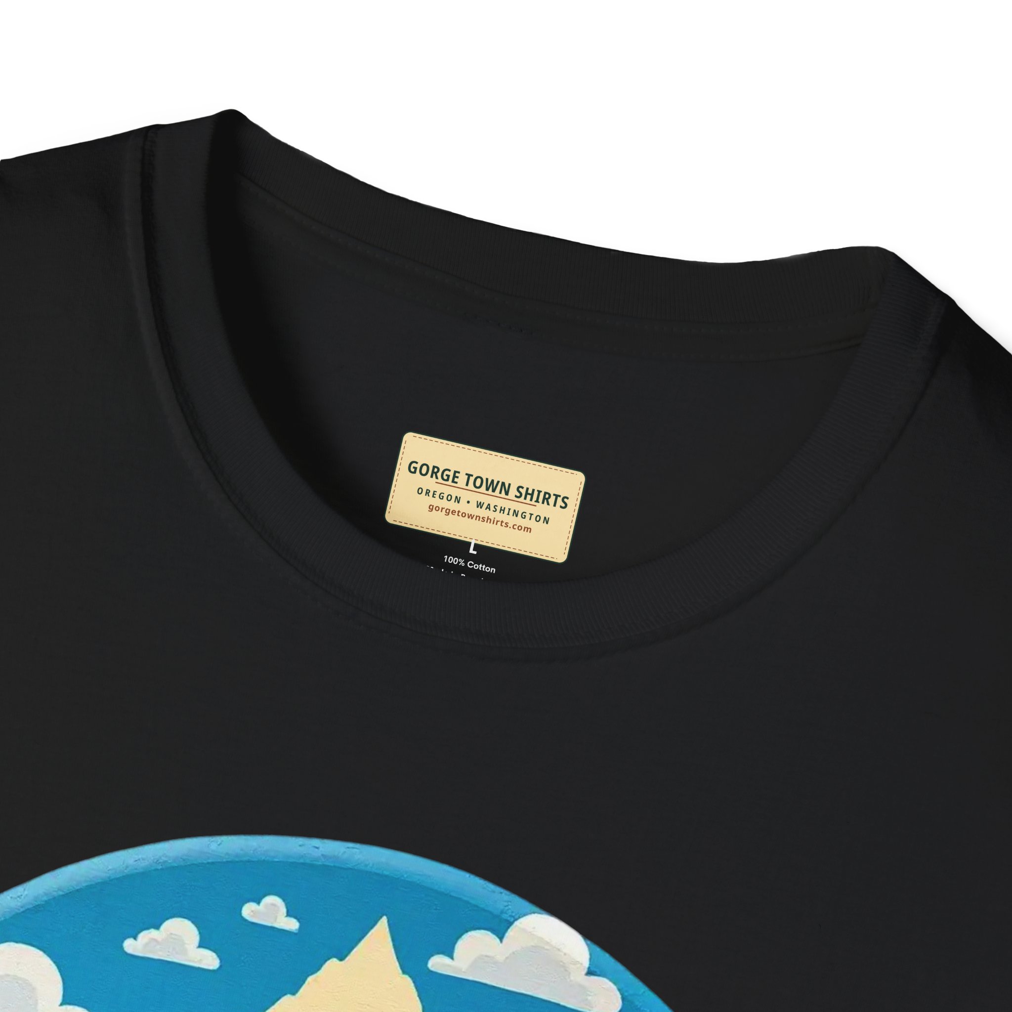 Home Valley Washington T-Shirt – Retro Mountain Badge Graphic - Image 6