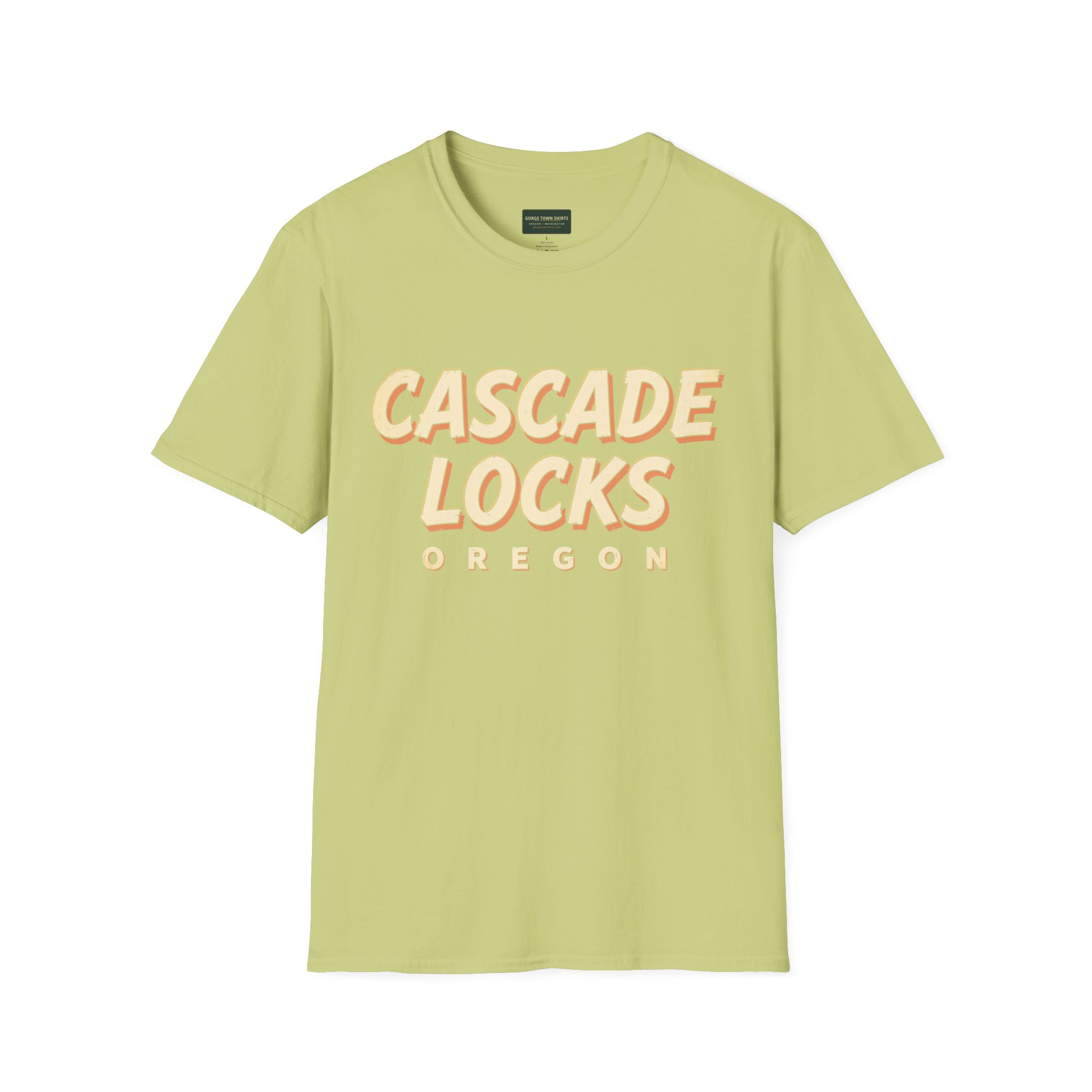 Cascade Locks Oregon Americana T-Shirt - Image 15