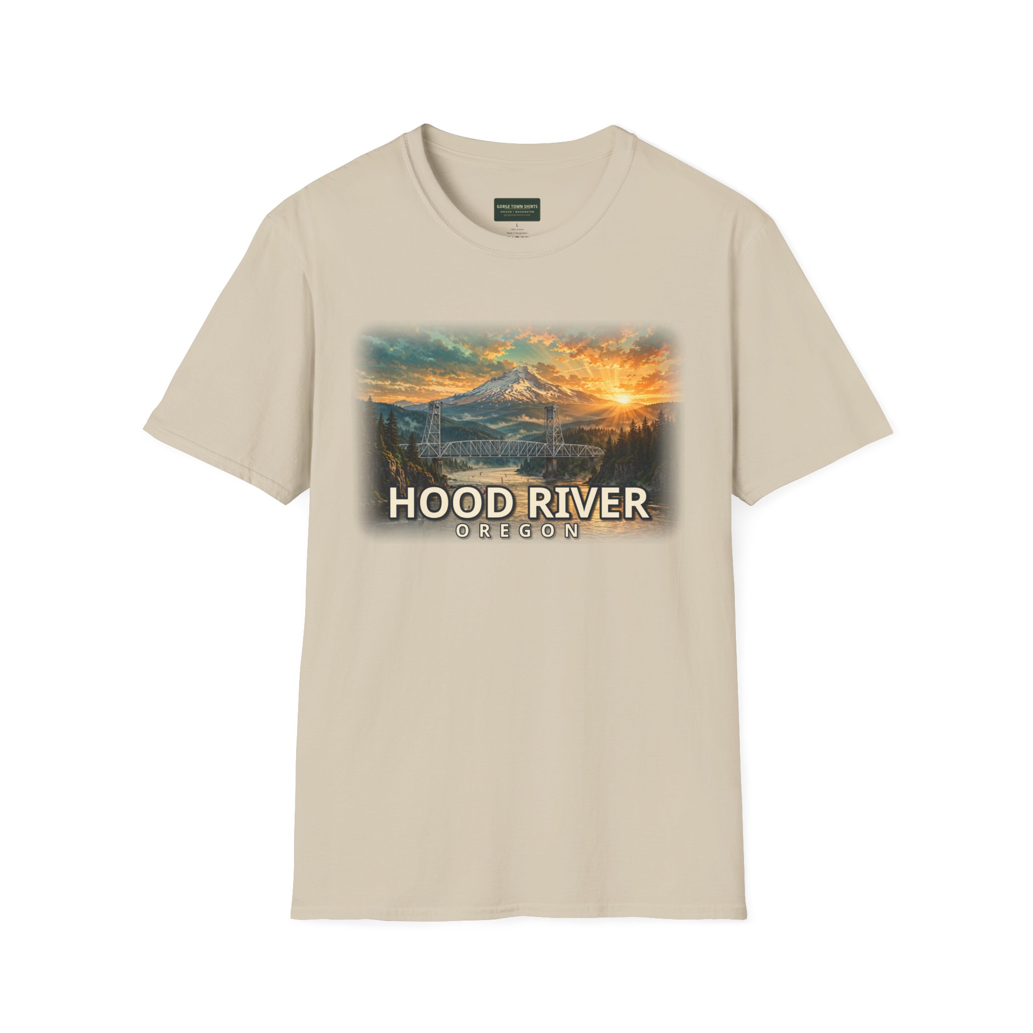 Hood River Oregon T-Shirt – Epic Hour Bridge Graphic - Image 7